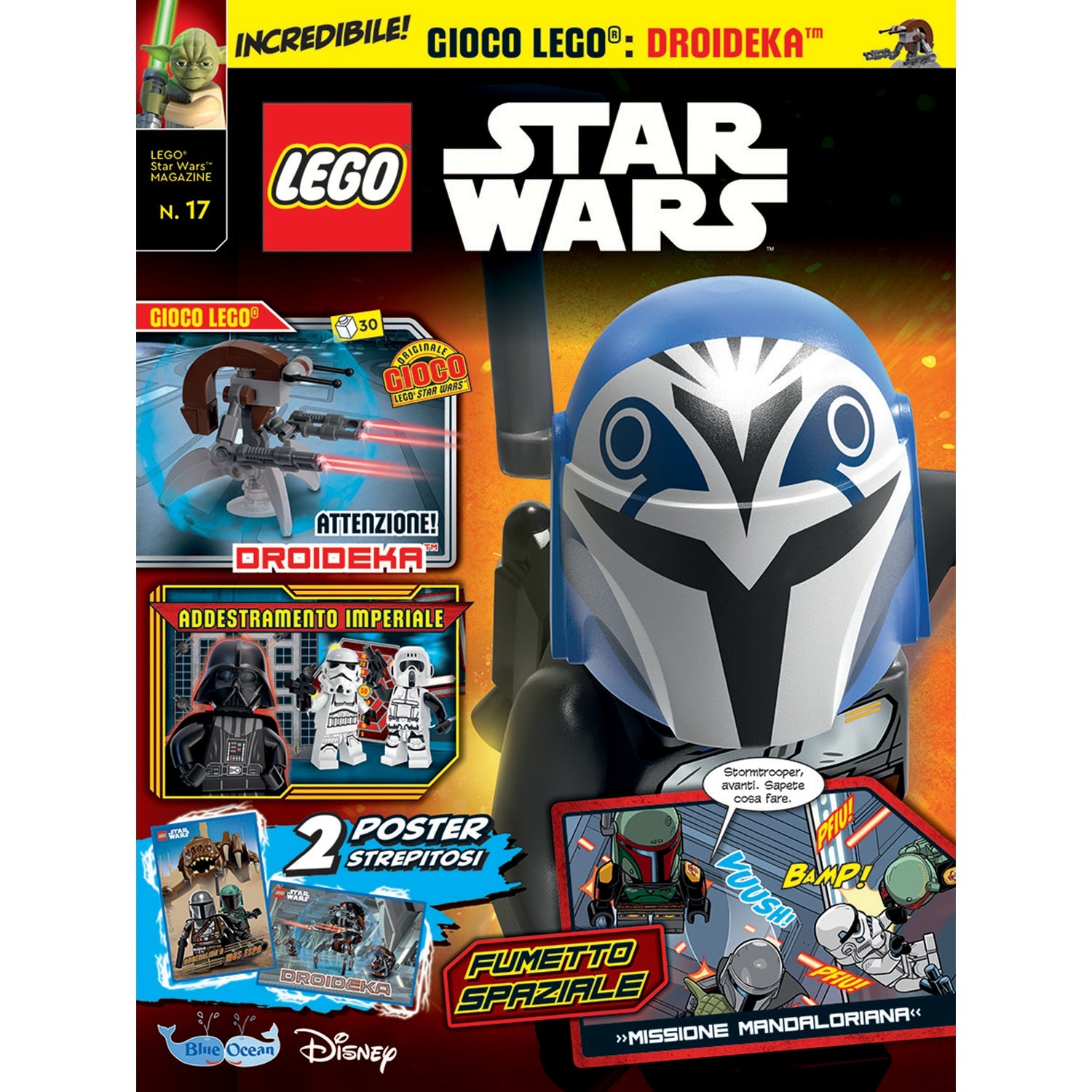 LEGO STAR WARS N.17 - DROIDEKA + 1 DI 2 LUKE SKYWALKER - Immagine 2