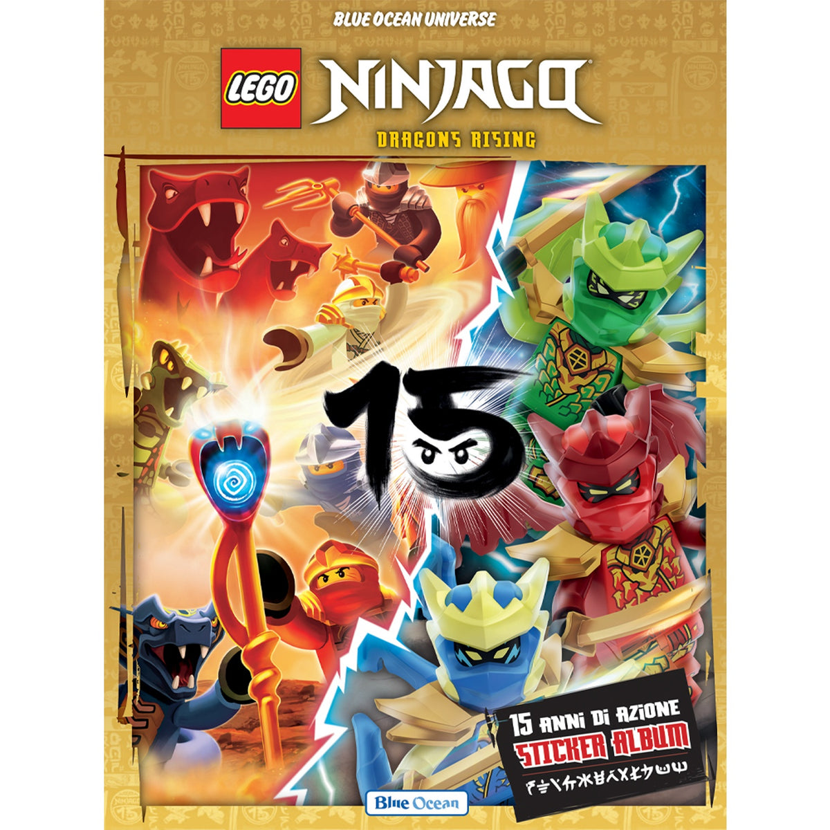 LEGO NINJAGO: 15 ANNI DI AZIONE STICKER COLLECTION - ALBUM - Immagine 2