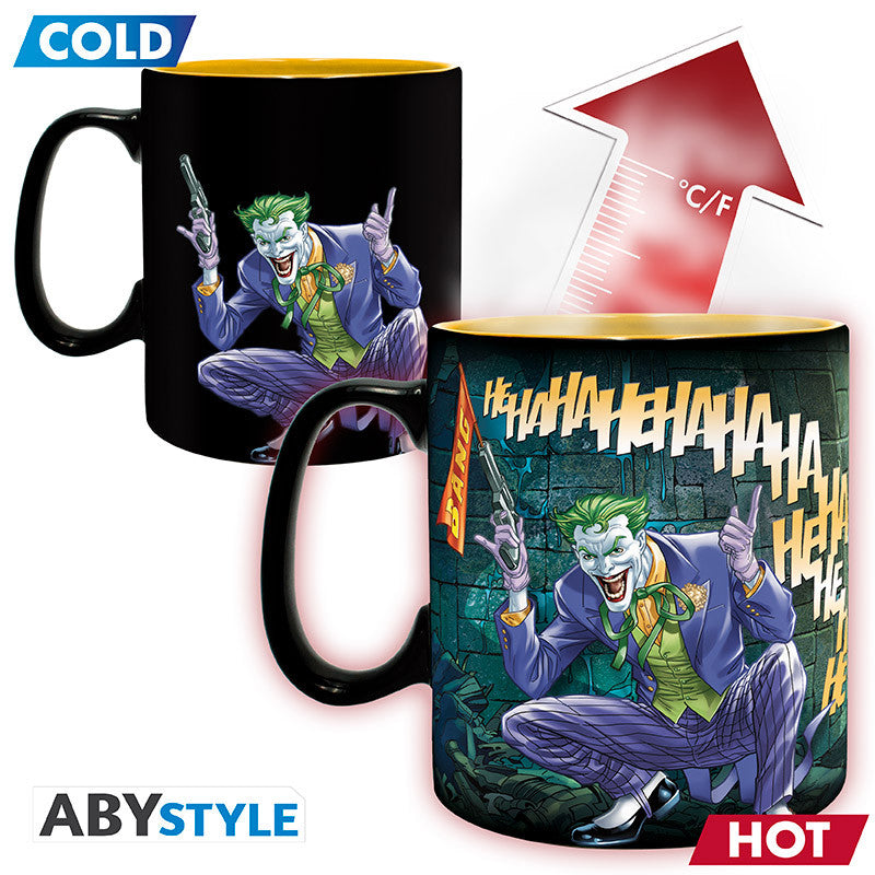 ABYMUGA561 - DC COMICS - MUG HEAT CHANGE 460ML - BATMAN & JOKER - Immagine 2