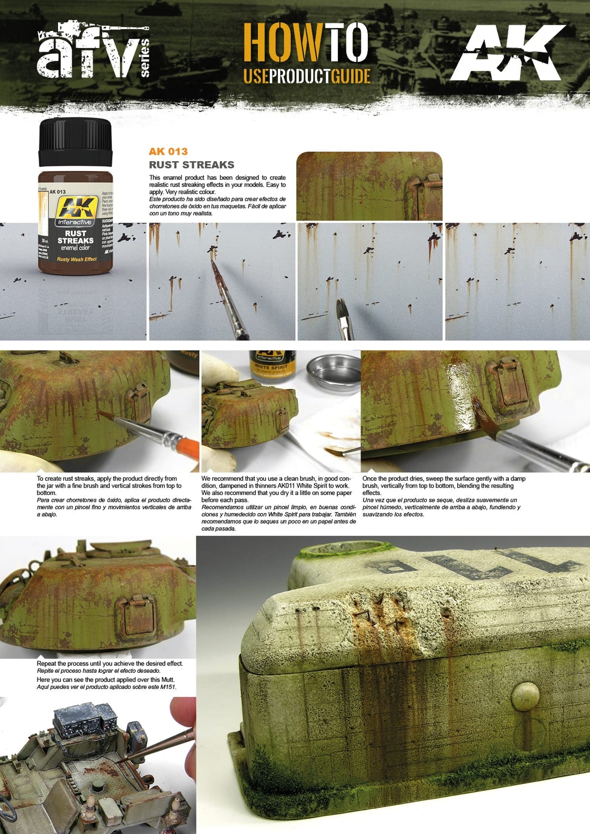 AK013 - ENAMEL EFFECTS - RUST STREAKS - 35 ML - Immagine 2