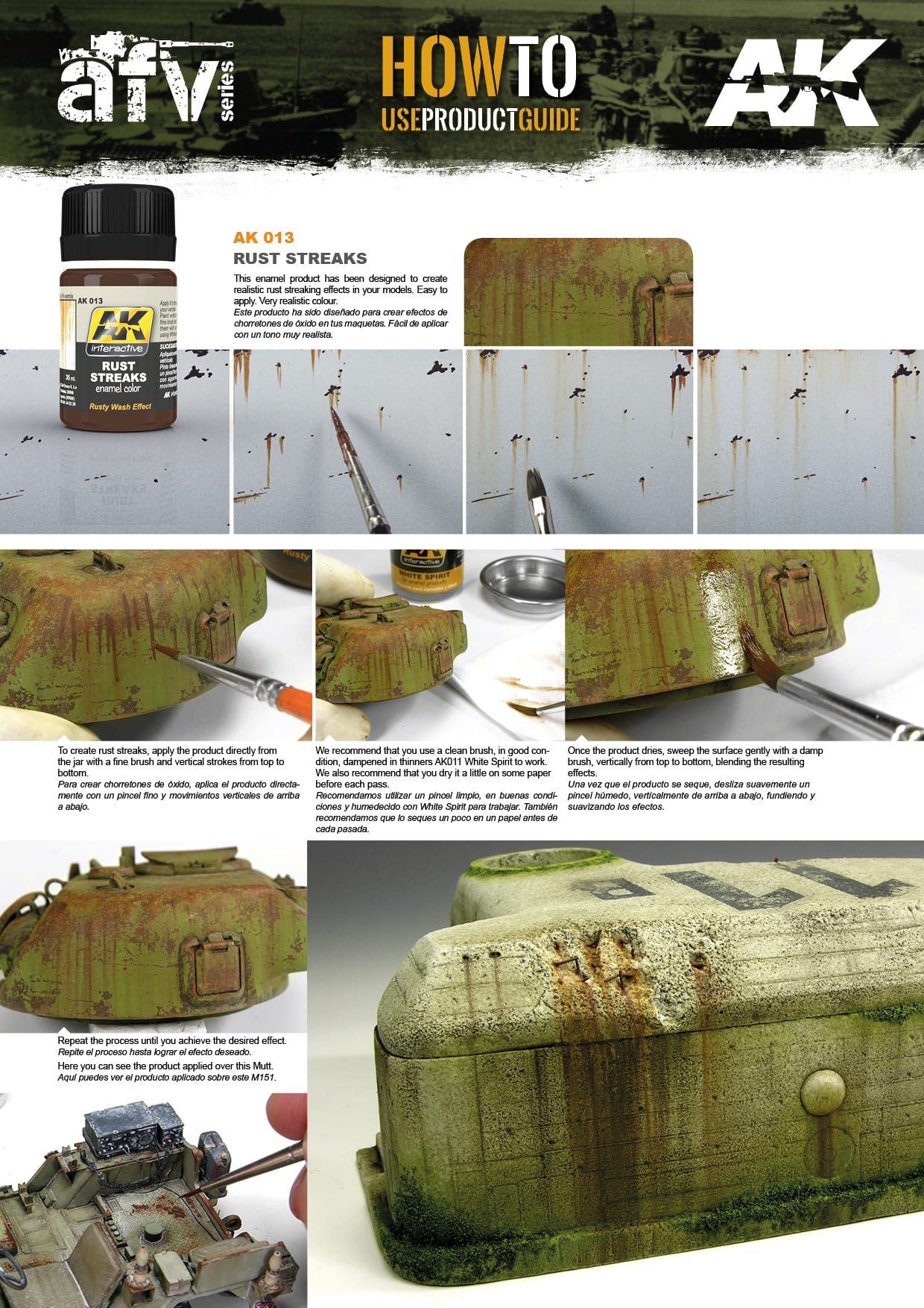 AK013 - ENAMEL EFFECTS - RUST STREAKS - 35 ML - Immagine 2