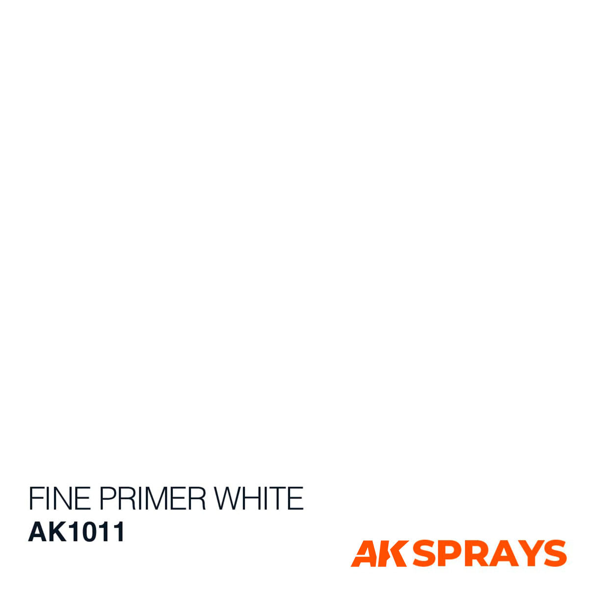 AK1011 - SPRAY - FINE PRIMER WHITE - 400 ML - Immagine 2