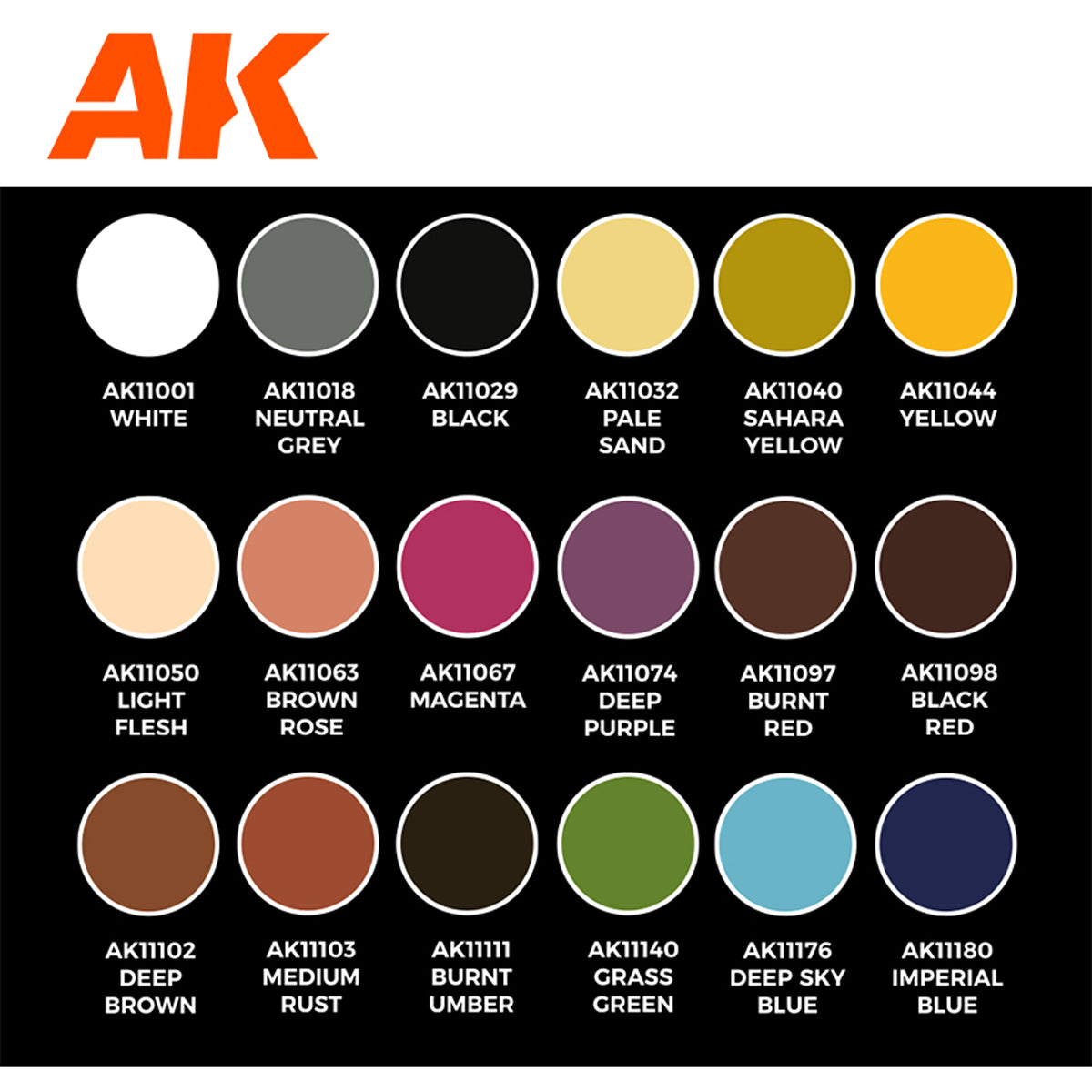 AK11765 - 3GEN ACRYLICS - ANIME FIGURES SPECIAL FLESH AND SKINS SIGNATURE SET BY KEIGO MURAKAMI - SET DA 18 COLORI - Immagine 3