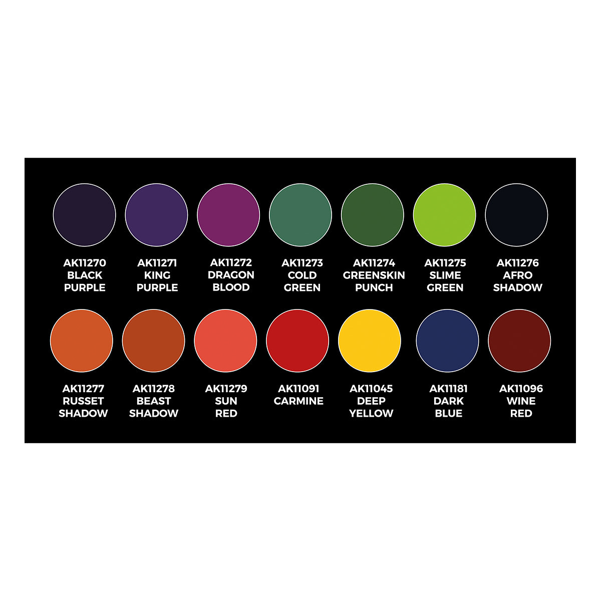 AK11780 - 3GEN ACRYLICS - HIGH PIGMENTATION SET - SET DA 14 COLORI - Immagine 3