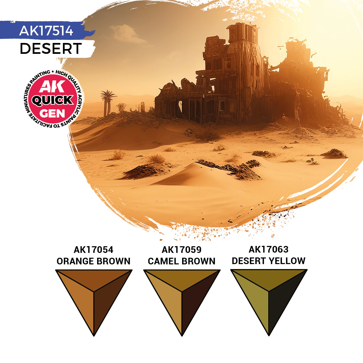 AK17514 - QUICK GEN SET - DESERT - SET DA 3 COLORI - Immagine 3