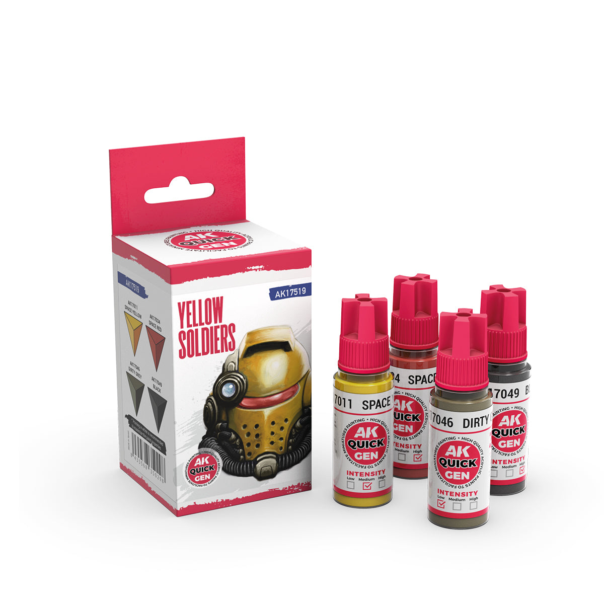 AK17519 - QUICK GEN SET - YELLOW SOLDIERS - SET DA 4 COLORI - Immagine 2