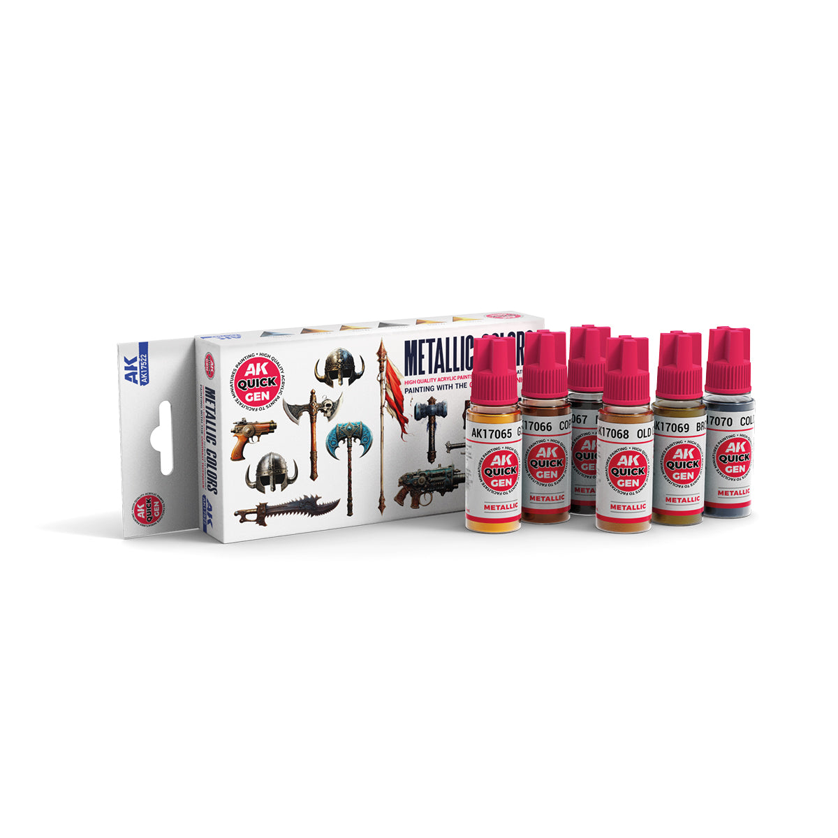 AK17522 - QUICK GEN SET - METALLICS - SET DA 6 COLORI - Immagine 2