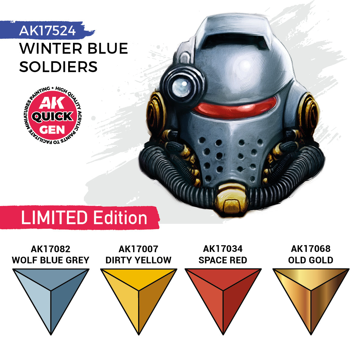 AK17524 - QUICK GEN SET - WINTER BLUE SOLDIERS - SET DA 4 COLORI - Immagine 3