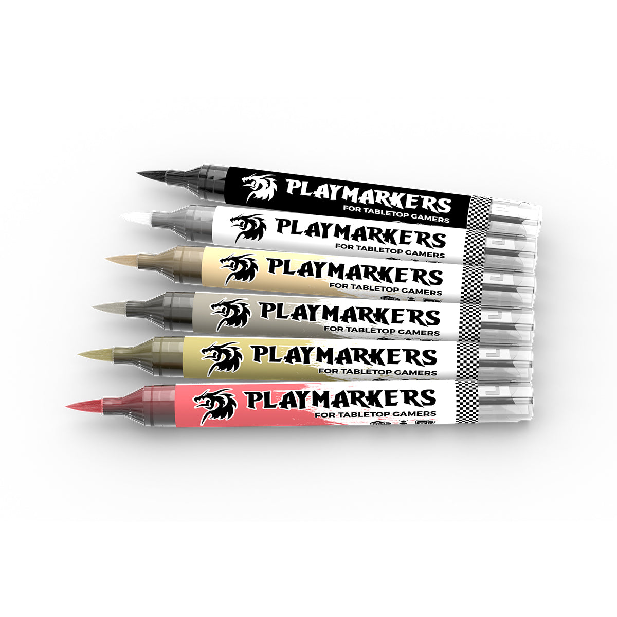 AKM102 - PLAYMARKERS - SKELETONS & ZOMBIES - SET DA 6 COLORI - Immagine 2