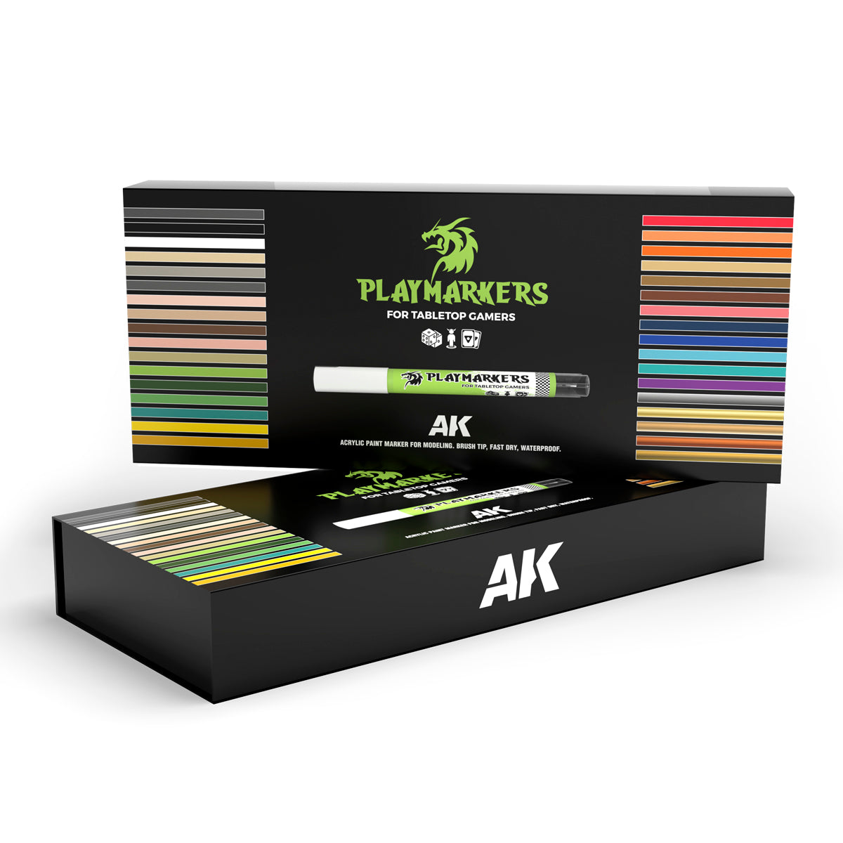 AKM150 - PLAYMARKERS - SPECIAL BOX AK PLAYMARKERS - SET DA 34 COLORI - Immagine 2