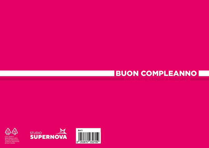 BIGLIETTO AUGURI - BA11 - GENERICO SPIA - Immagine 2