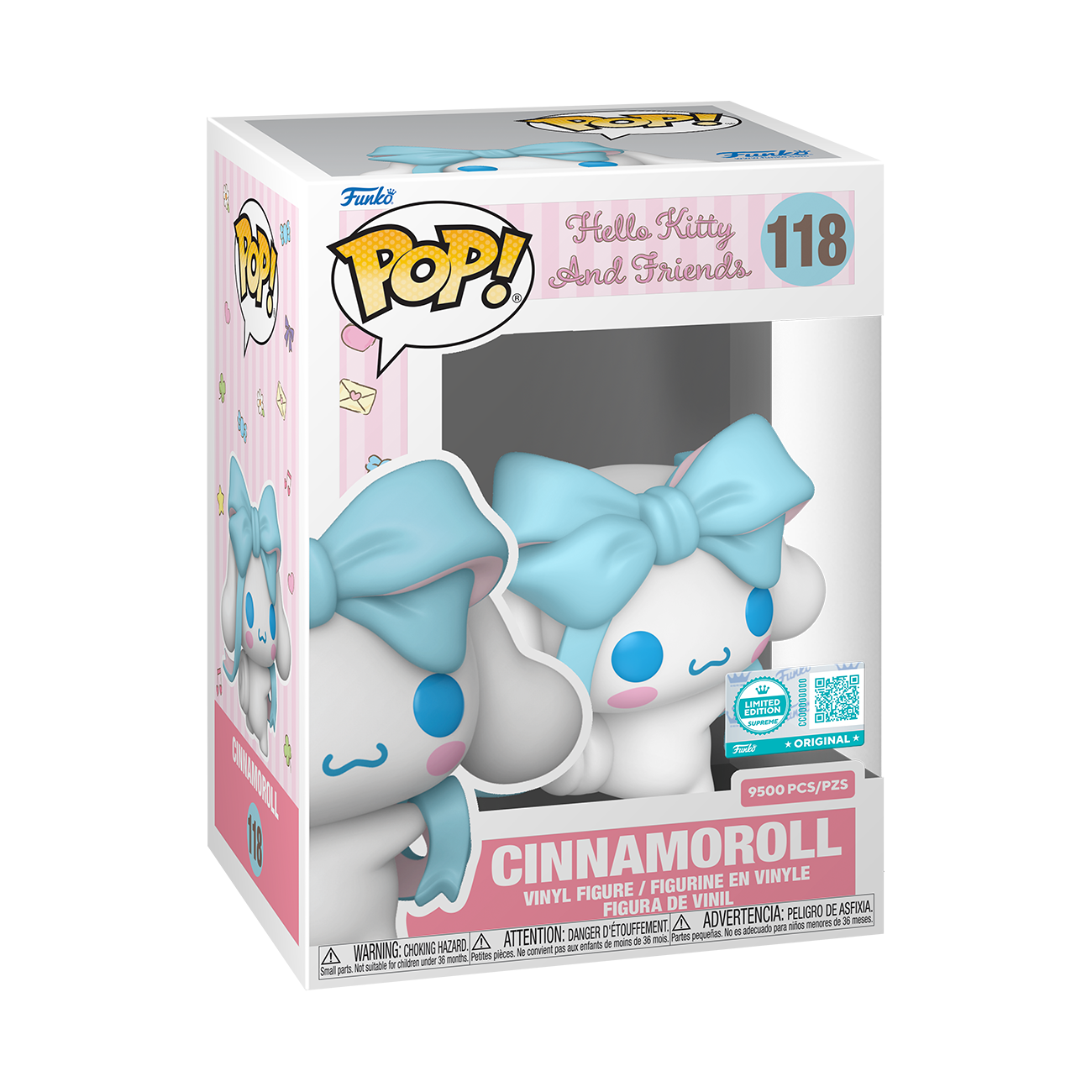 Hello Kitty: Cinnamoroll with Bow - POP Funko Supreme - EXCL Funside