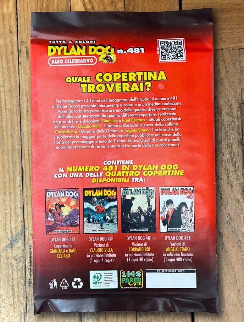 DYLAN DOG 481 - PRIMA CHE SIA L'ALBA - BLIND PACK - Immagine 2