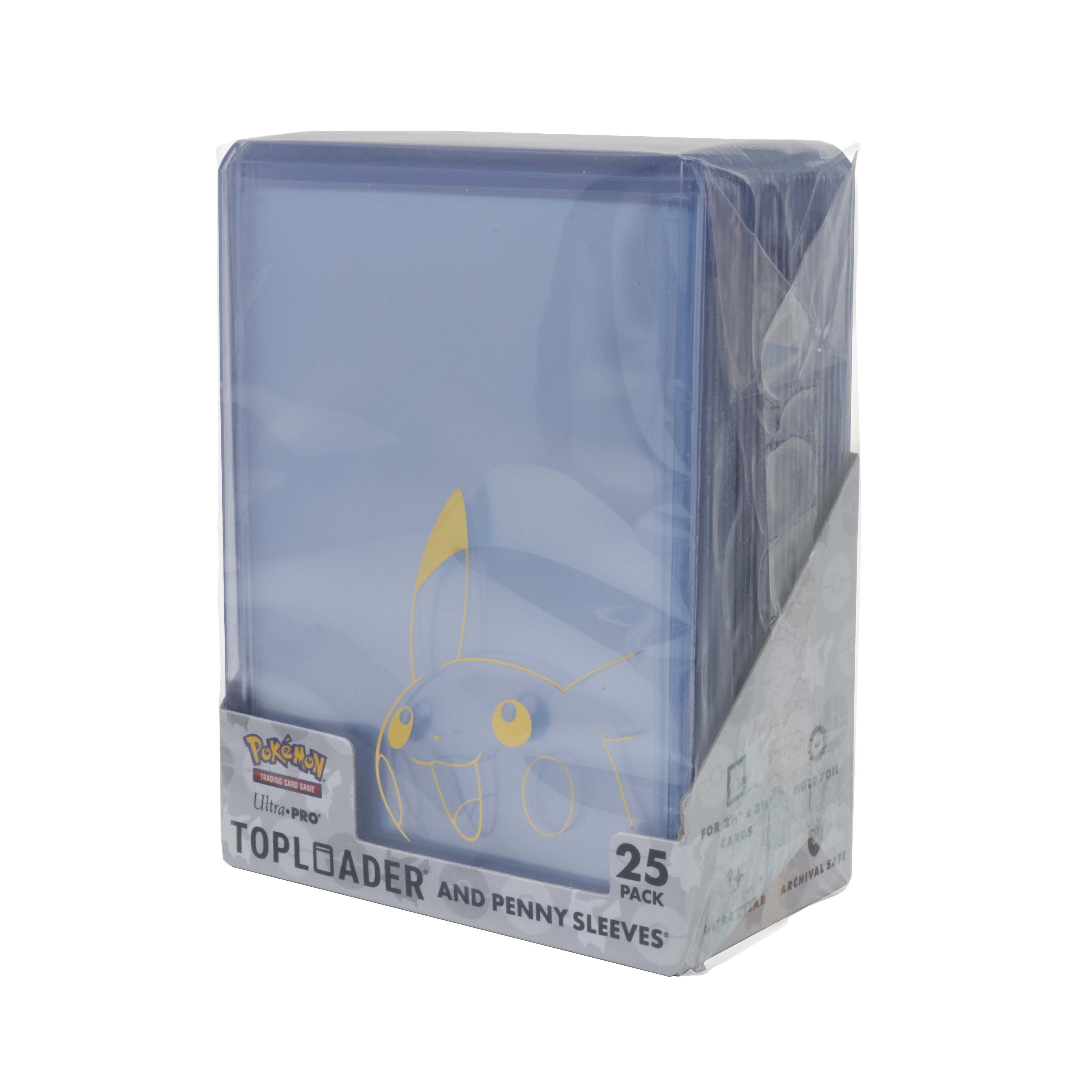 16663 - TOPLOADER AND PENNY SLEEVES COMBO PACK - POKEMON - PIKACHU - Immagine 2