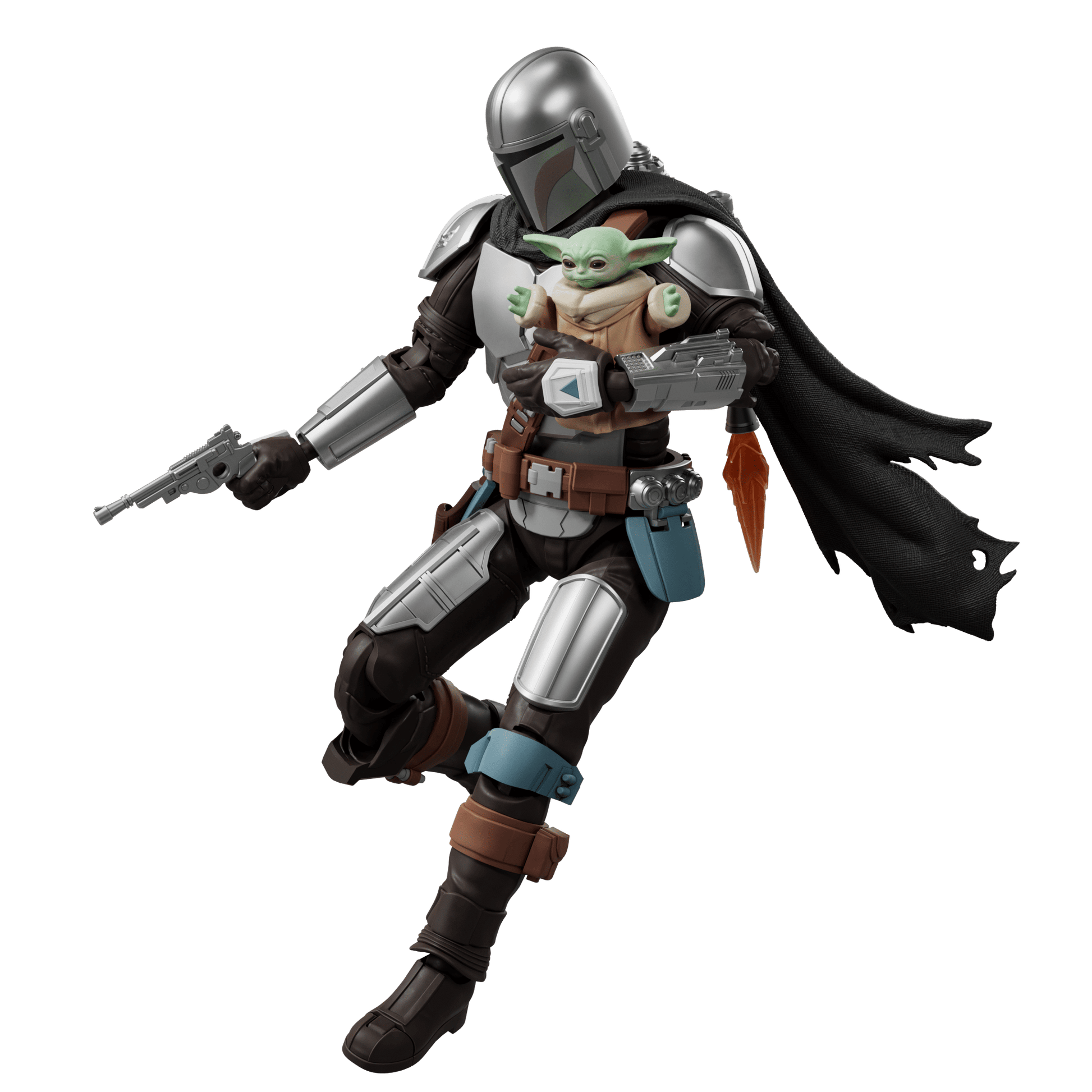 STAR WARS - CHAMPION CLASS 05 - DIN DJARIN AND GROGU - THE MANDALORIAN AND GROGU - MODEL KIT - Immagine 4