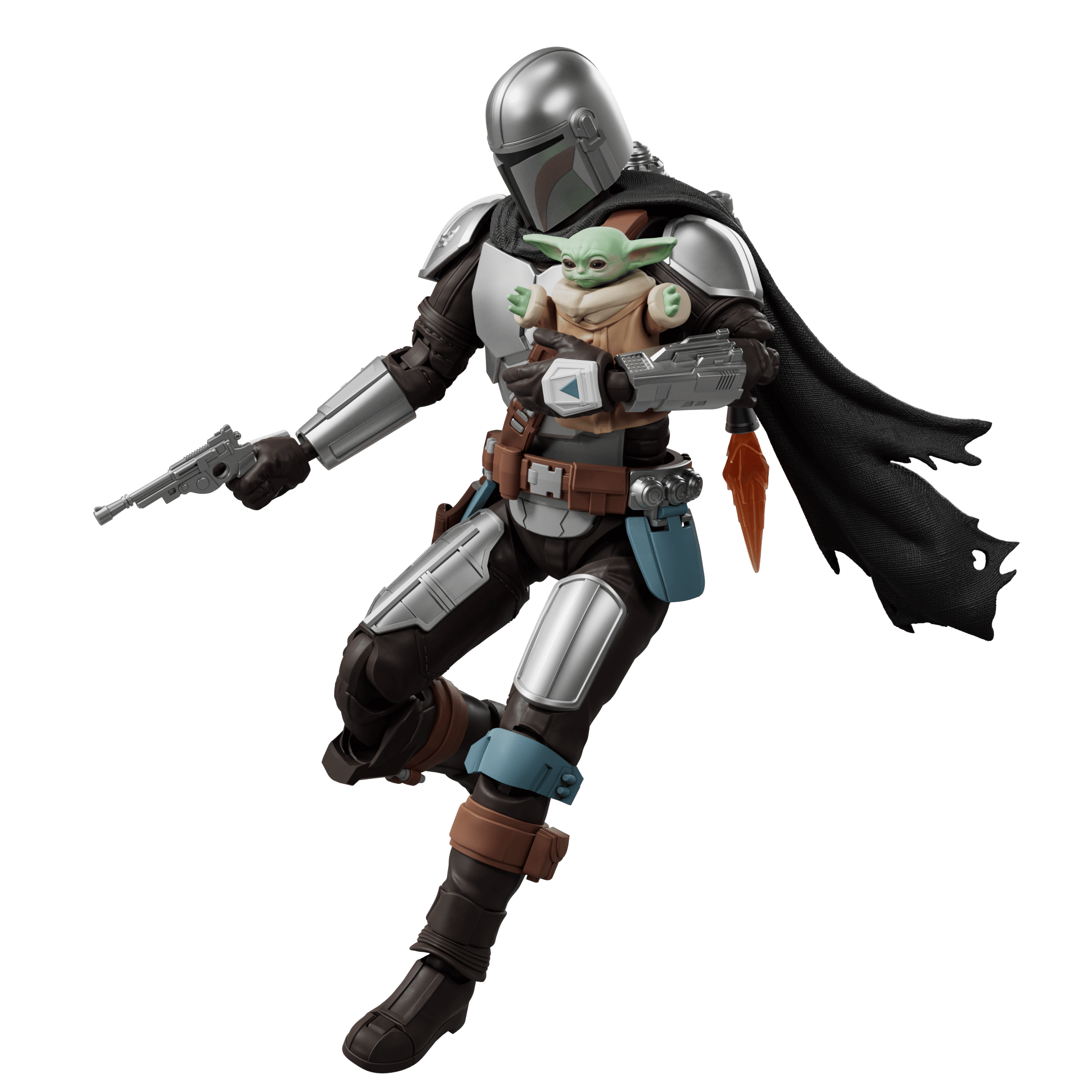 STAR WARS - CHAMPION CLASS 05 - DIN DJARIN AND GROGU - THE MANDALORIAN AND GROGU - MODEL KIT - Immagine 4