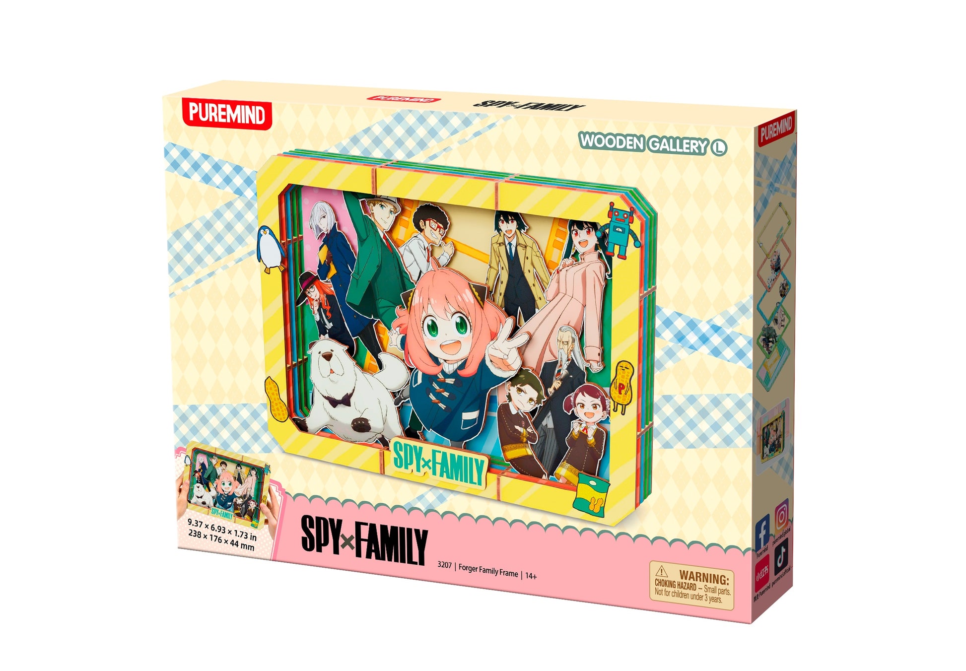 SPY×FAMILY - WOODEN GALLERY - L - FORGER FAMILY FRAME - Immagine 4