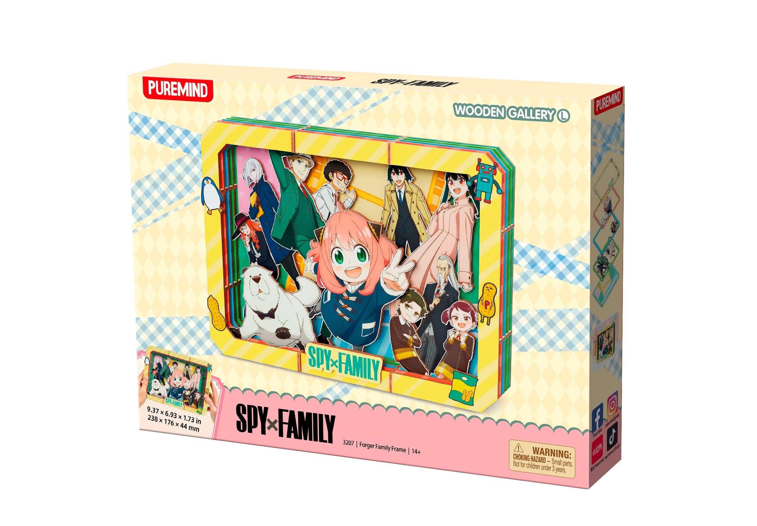 SPY×FAMILY - WOODEN GALLERY - L - FORGER FAMILY FRAME - Immagine 4