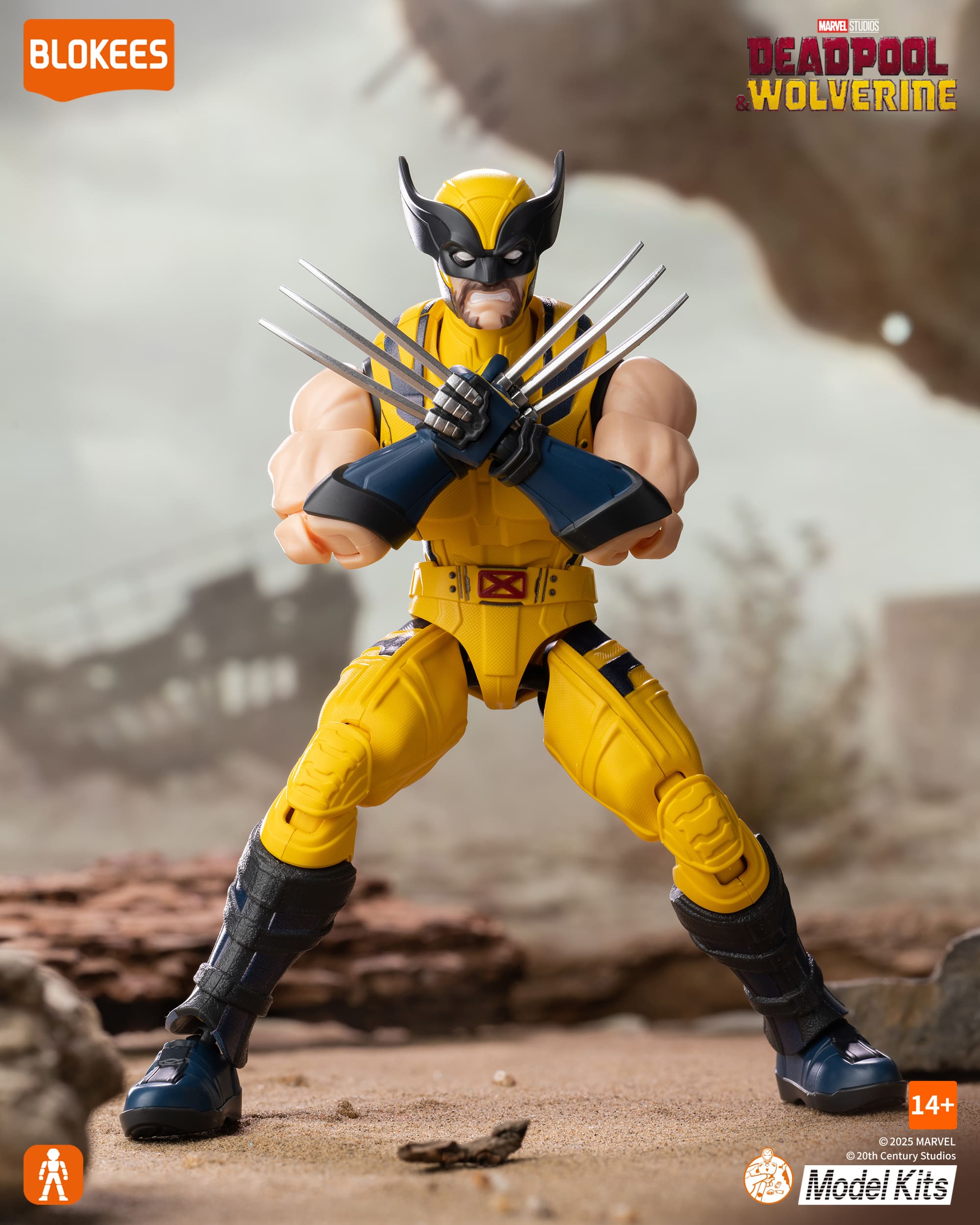 MARVEL HEROES - CHAMPION CLASS 05 WOLVERINE - MODEL KIT - Immagine 2
