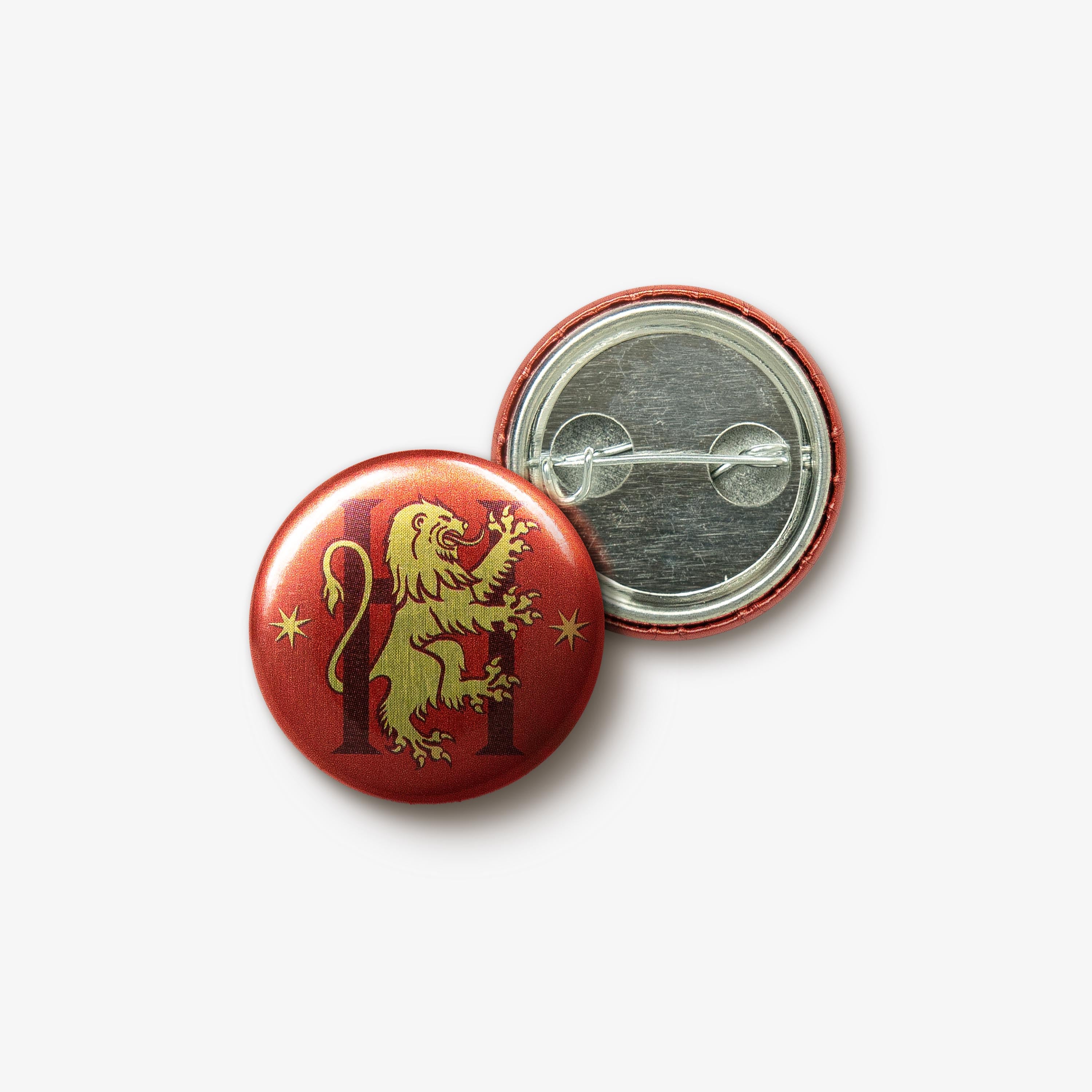 FBBB05 - HARRY POTTER - HOGWARTS: GRYFFINDOR HOUSE LION - BADGE - Immagine 2
