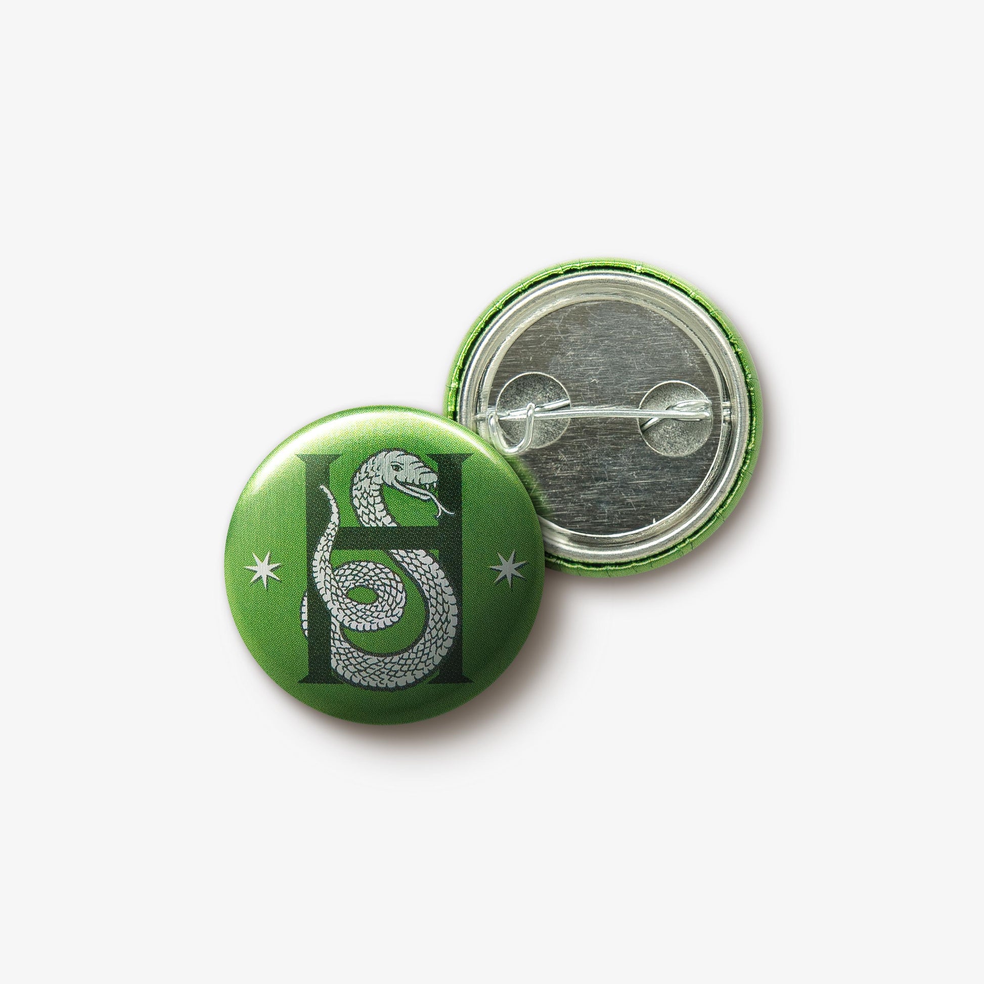 FBBB06 - HARRY POTTER - HOGWARTS: SLYTHERIN HOUSE SNAKE - BADGE - Immagine 2