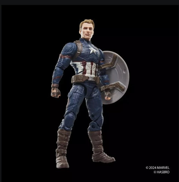 MARVEL LEGENDS - AVENGERS END GAME - CAPTAIN AMERICA - ACTION FIGURE 15CM - Immagine 2