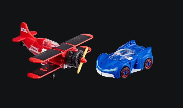 TRANSFORMERS X SONIC THE HEDGEHOG - WINGTAIL & BLUE BOOSTER - ACTION FIGURE 12.7CM - Immagine 2