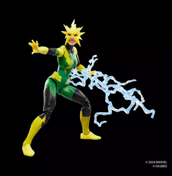 MARVEL LEGENDS - SPIDER-MAN - ELECTRO (FRANCINE FRYE) - ACTION FIGURE 15CM - Immagine 2