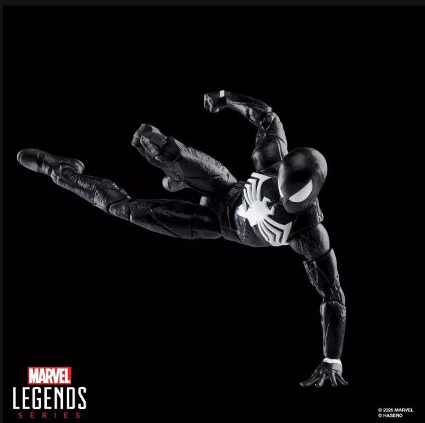 MARVEL LEGENDS - GAME-VERSE - SPIDER-MAN 2 - PETER PARKER CON TUTA NERA - ACTION FIGURE 15CM - Immagine 3