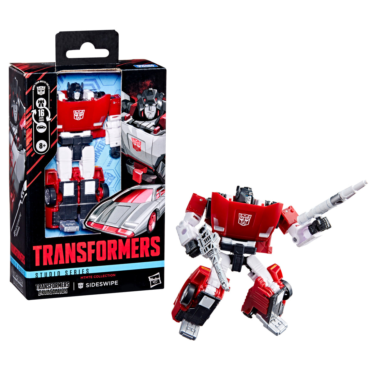 TRANSFORMERS GENERATIONS - STUDIO SERIES - SIDESWIPE - ACTION FIGURE 15CM - Immagine 2