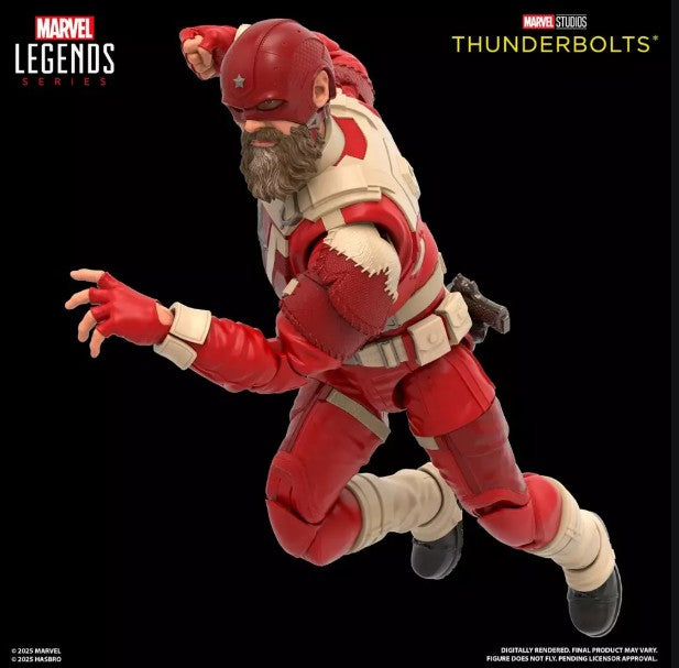 MARVEL LEGENDS - THUNDERBOLTS - RED GUARDIAN & YELENA BELOVA - ACTION FIGURE 15CM - Immagine 4