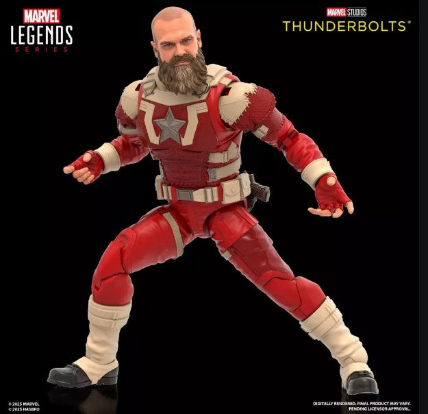 MARVEL LEGENDS - THUNDERBOLTS - RED GUARDIAN & YELENA BELOVA - ACTION FIGURE 15CM - Immagine 5
