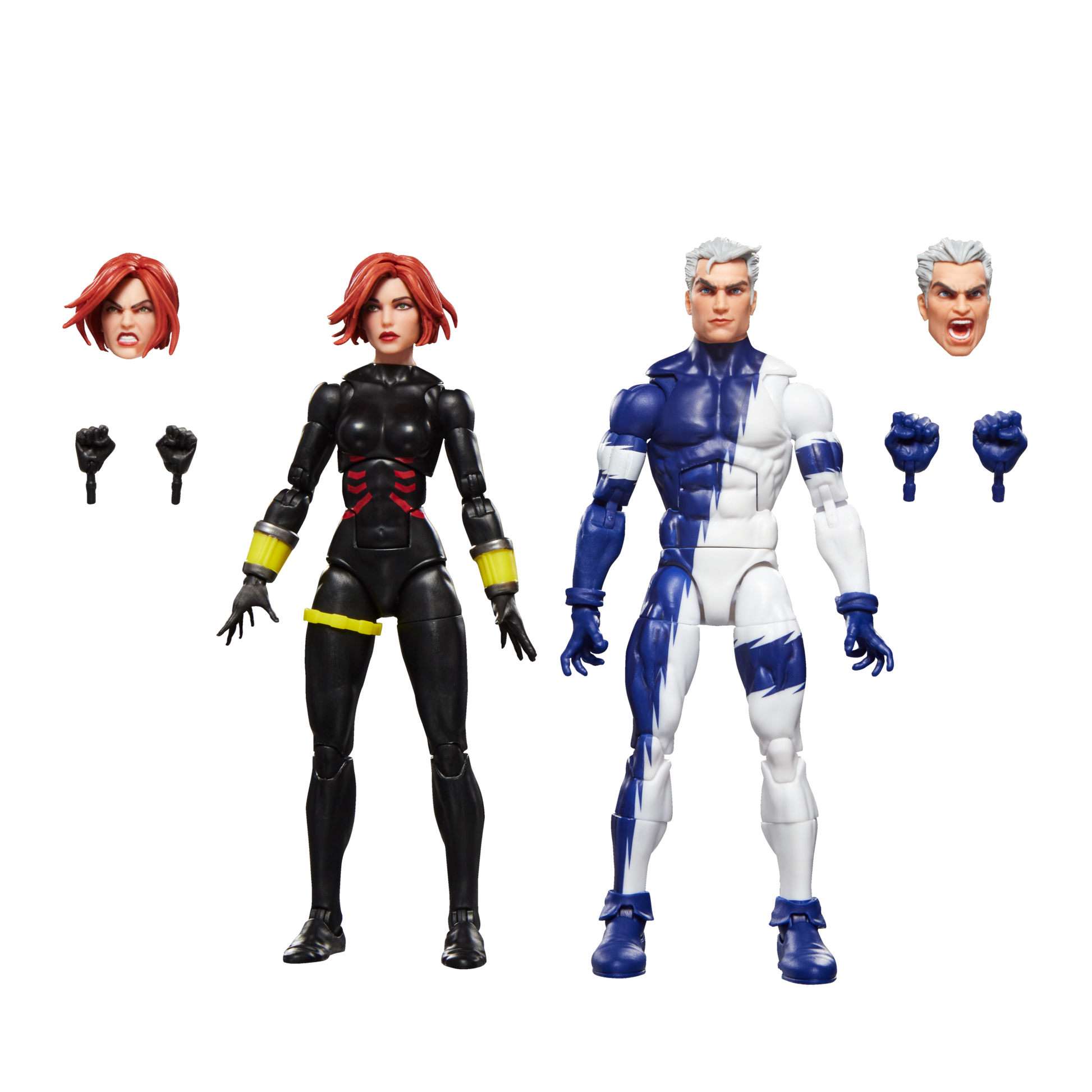 AVENGERS LEGENDS - BLACK WIDOW E QUICKSILVER - ACTION FIGURE 15CM - Immagine 2