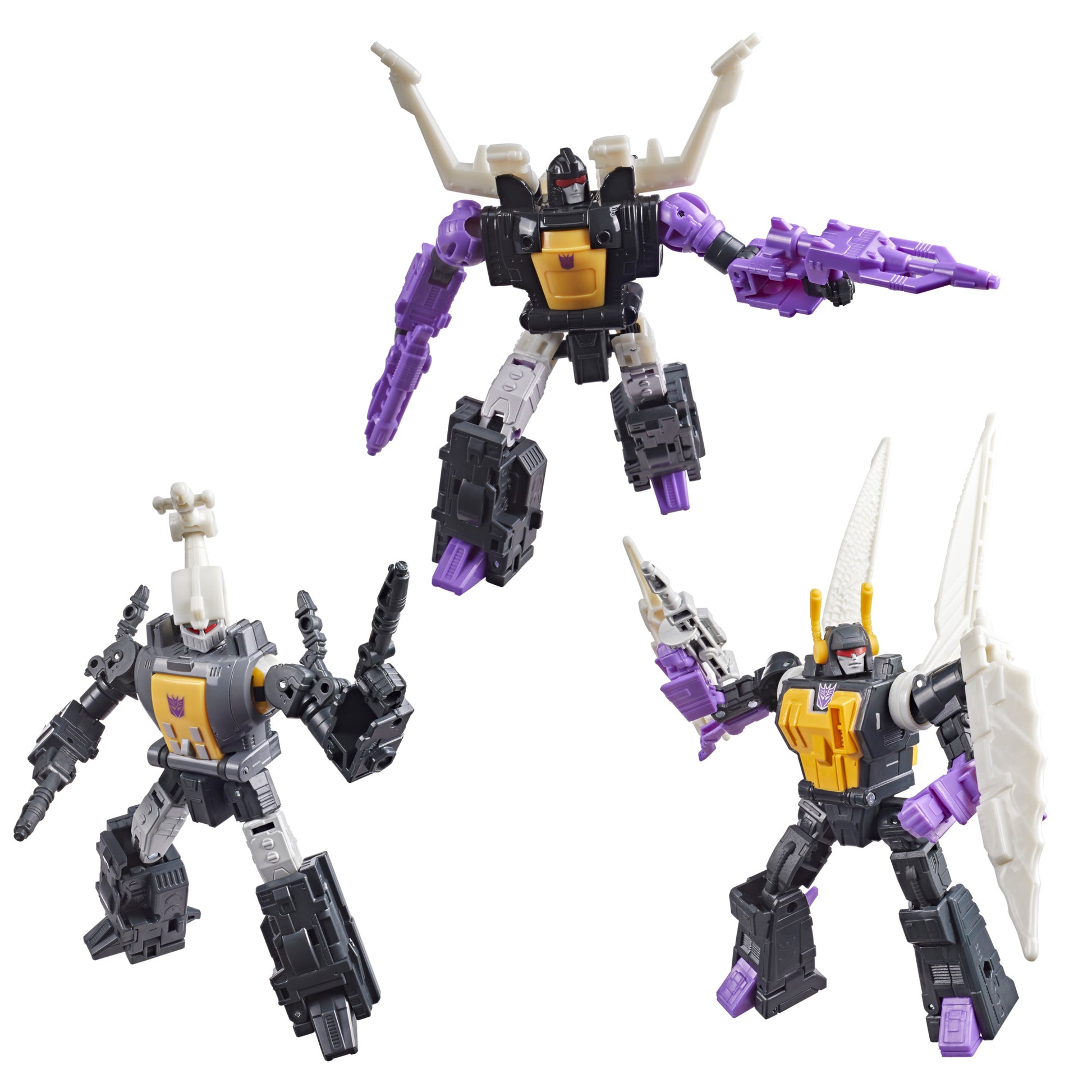 TRANSFORMERS - STUDIO SERIES - INSECTICON: BOMBSHELL, SHRAPNEL E KICKBACK - ACTION FIGURES 14CM - Immagine 3