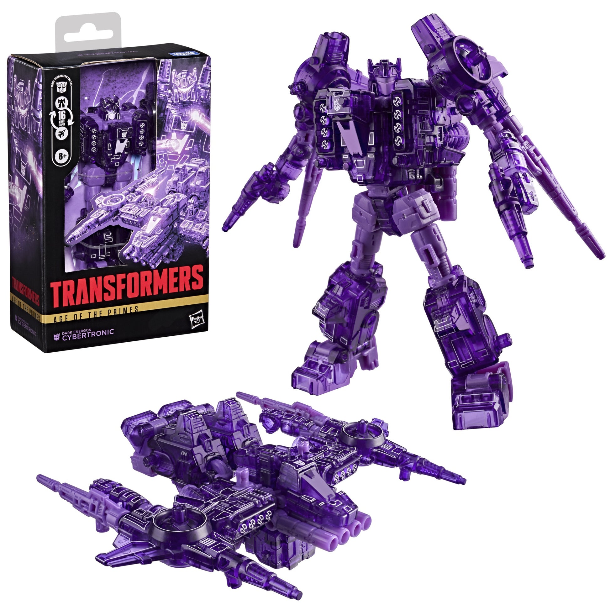 TRANSFORMERS AGE OF THE PRIMES - DELUXE CLASS - CYBERTRONIC DARK ENERGON - ACTION FIGURE 14CM - Immagine 2