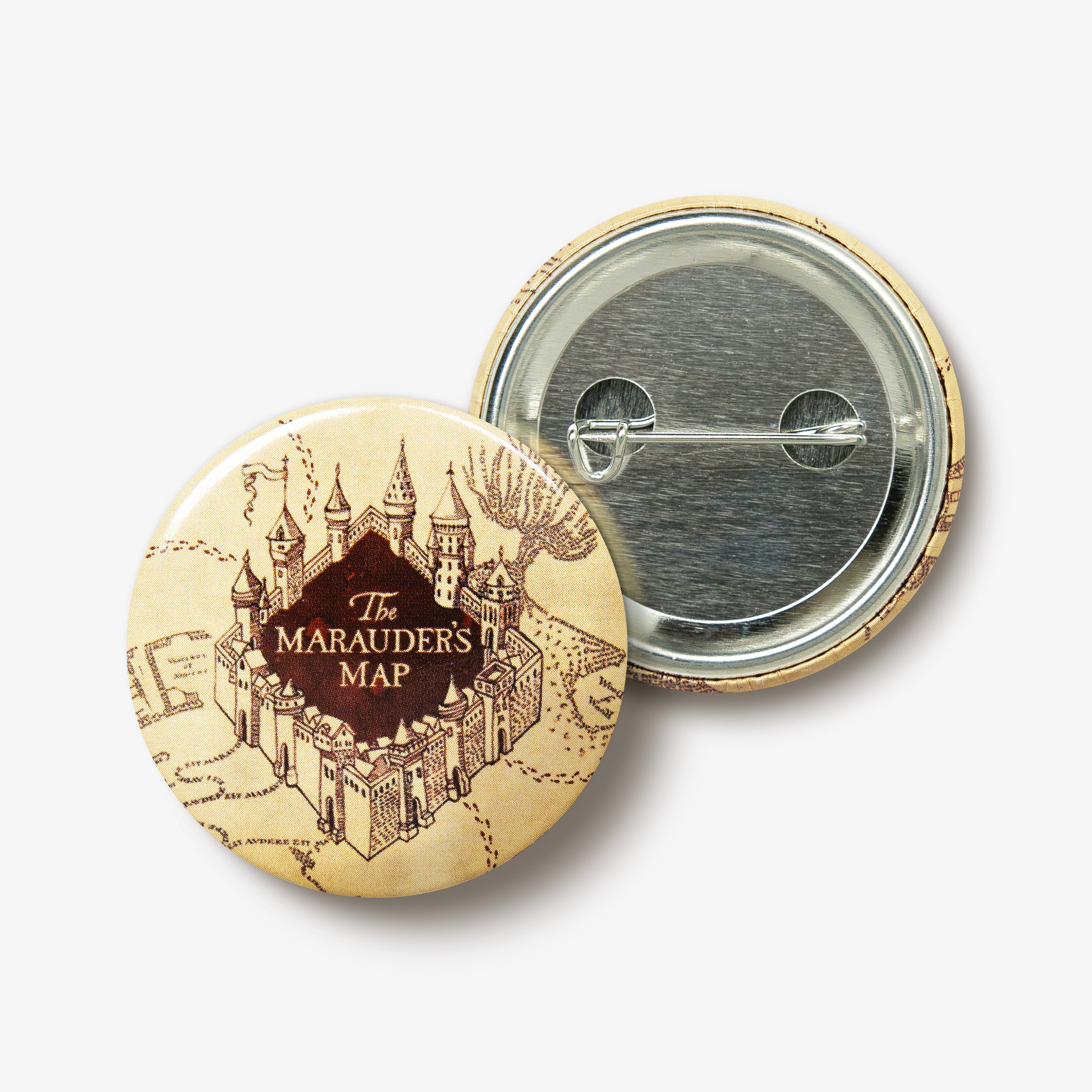 HPBB11 - HARRY POTTER - THE MARAUDER'S MAP COVER DESIGN - BADGE - Immagine 2