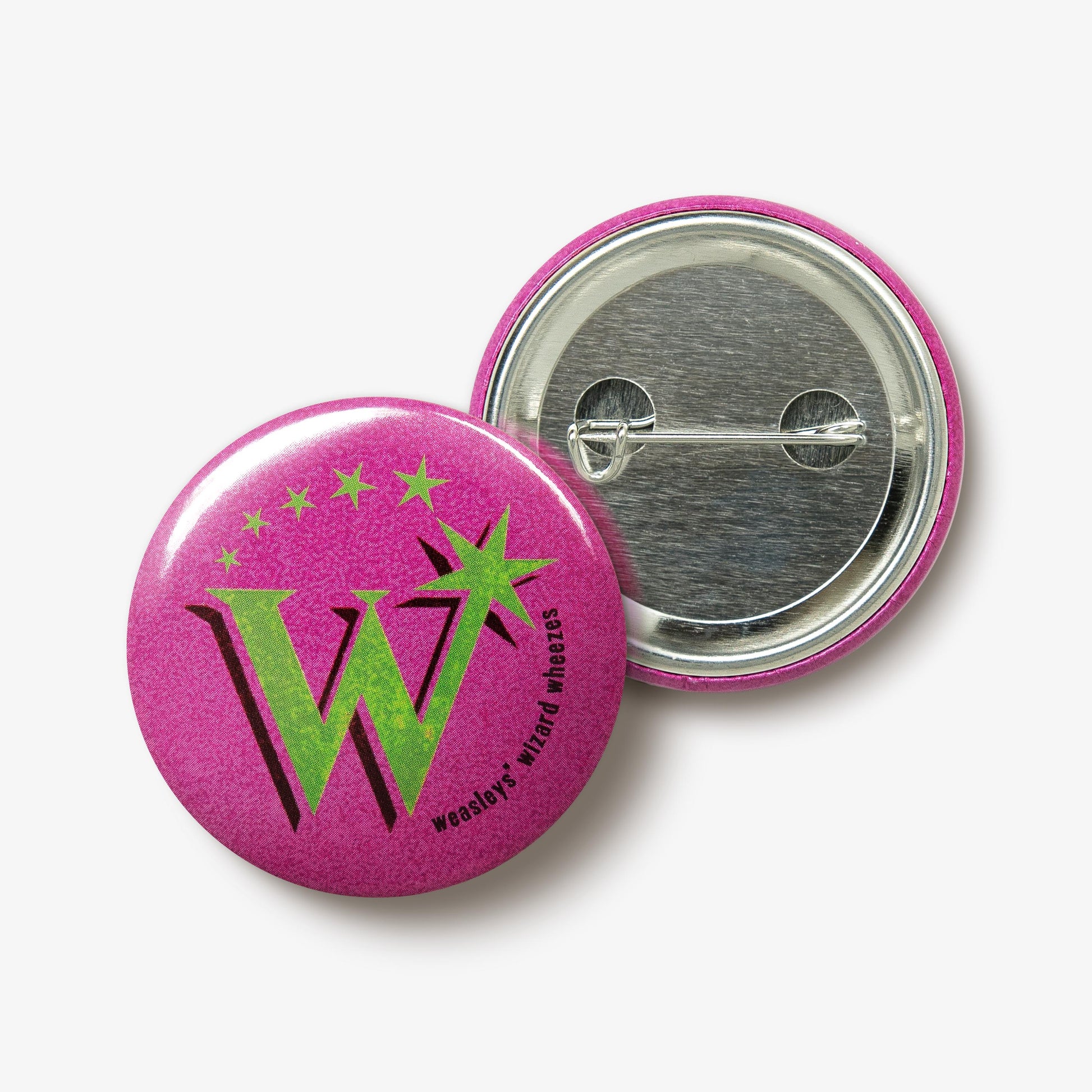 HPBB20 - HARRY POTTER - WEASLEYS' WIZARD WHEEZES 'W' LOGO - BADGE - Immagine 2