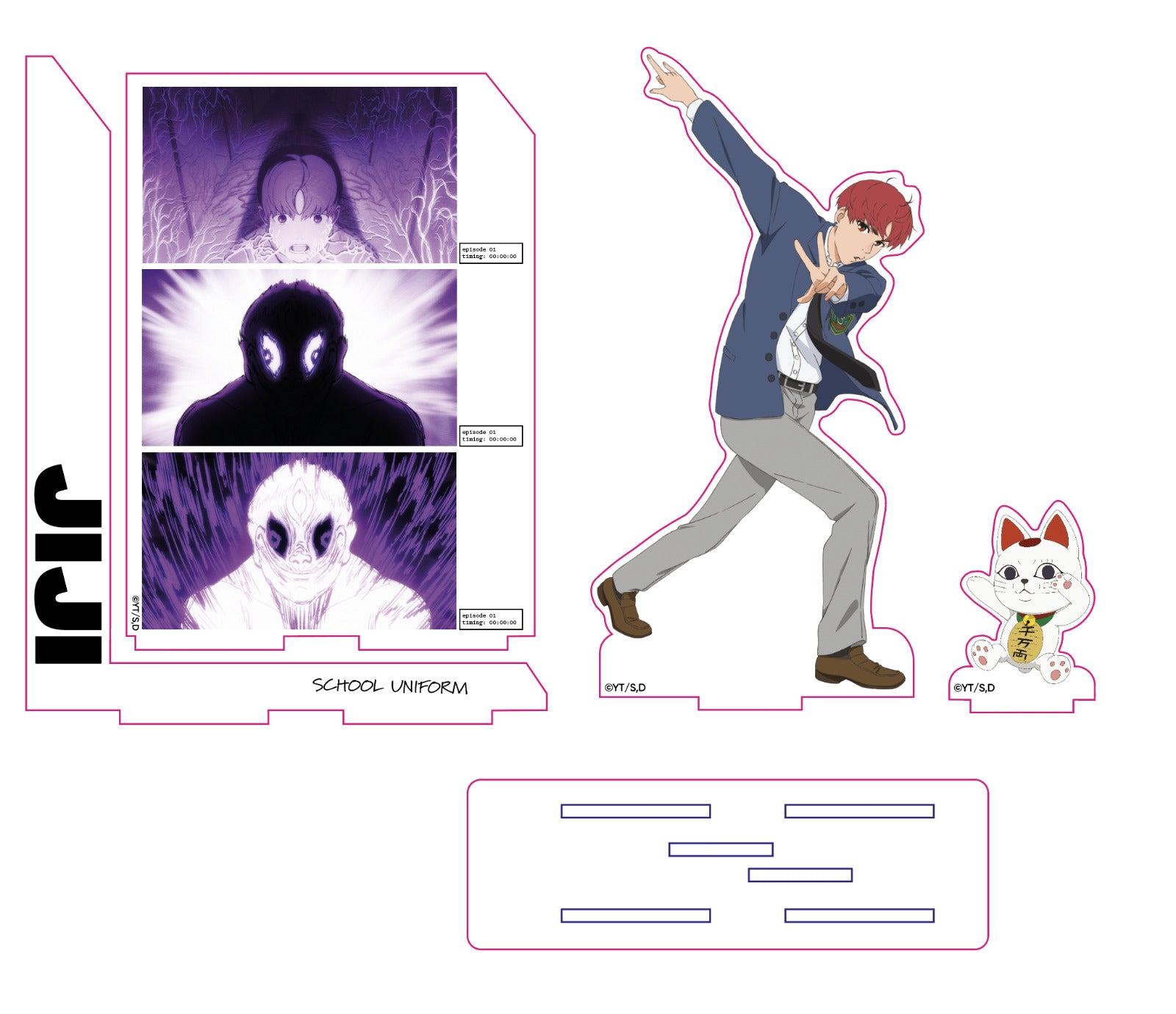 DANDADAN - ACRYLIC STANDEE FIGURE - JIJI - 16CM ESCLUSIVA FUNSIDE - Immagine 2