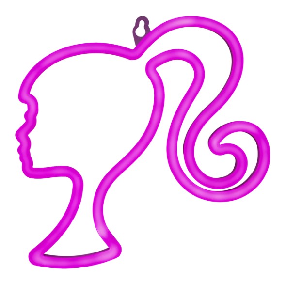PP12620BRVN - BARBIE - WALL MOUNTABLE LED NEON LIGHT - Immagine 2
