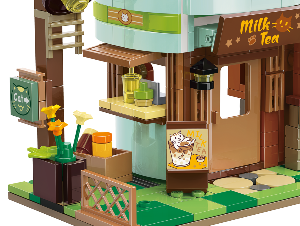 KP28021 - LOVELY STREET - ASH CAT MILK TEA SHOP - Immagine 3