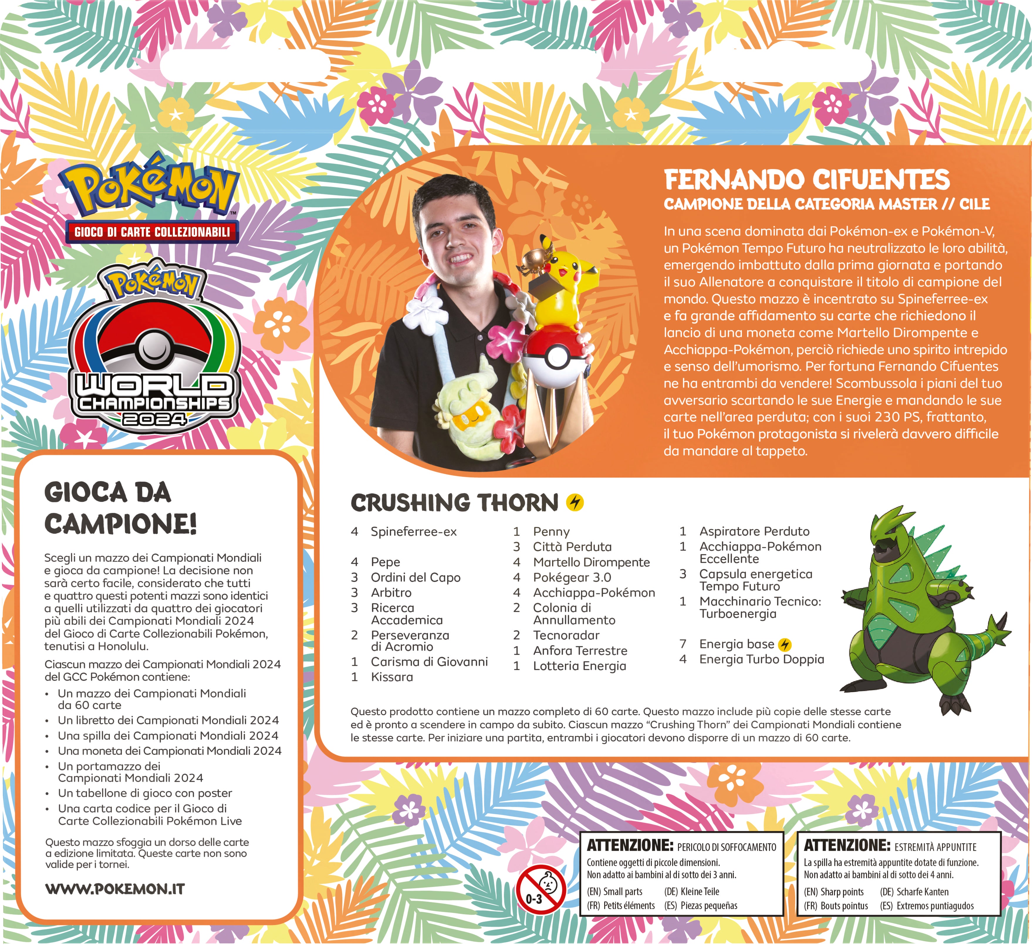 PK10178-I - POKEMON - MAZZI SPECIALI - WORLD CHAMPIONSHIP (MAZZO SINGOLO) (CASUALE)