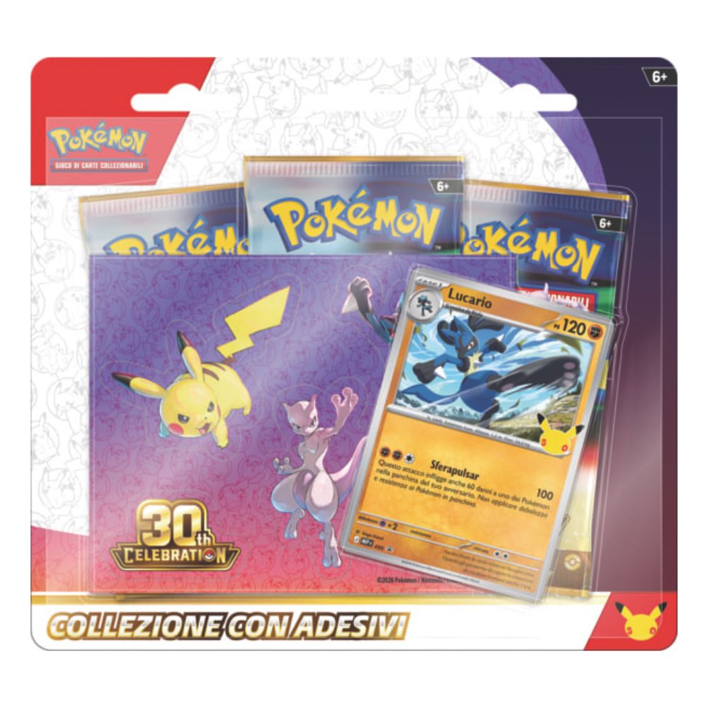 PK10449-I - POKEMON - POKEMON 30 ANNIVERSARIO - COLLEZIONE CON ADESIVI DELL'ESPANSIONE - 0 - Immagine 2