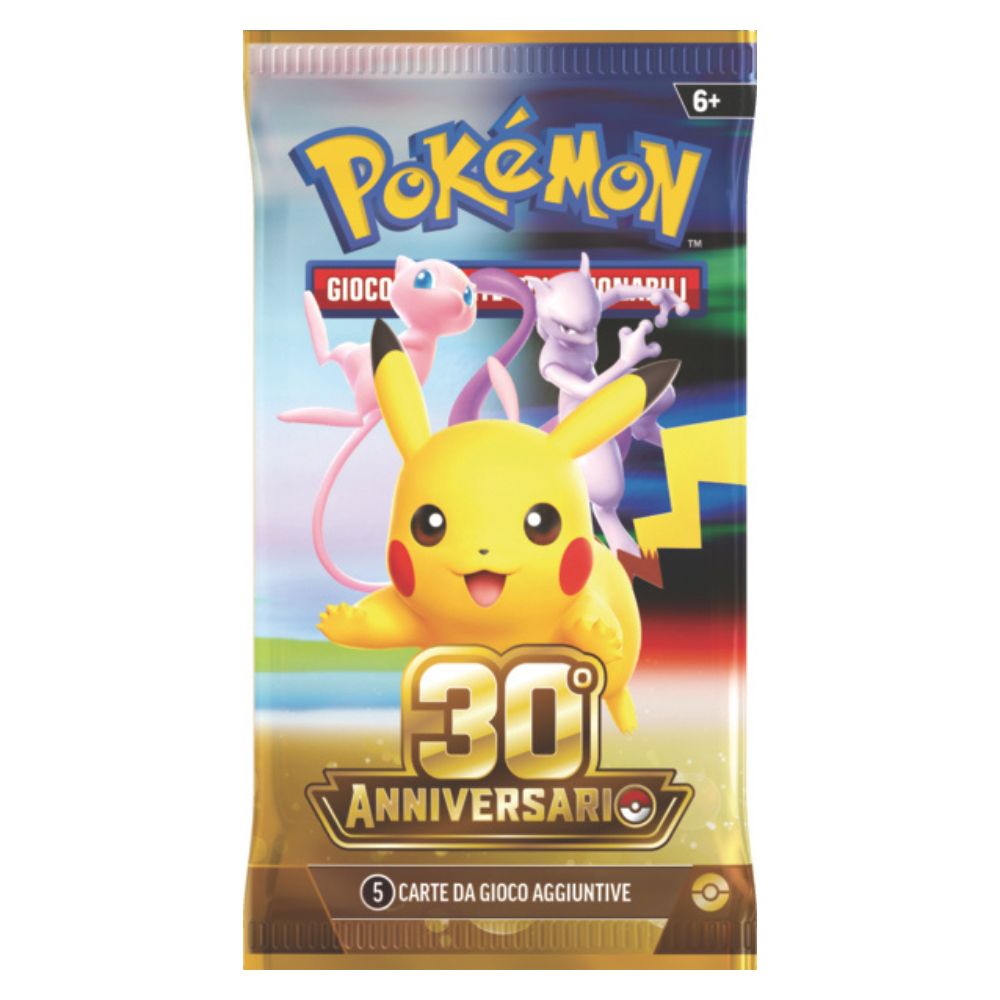 PK10451-I - POKEMON - POKEMON 30 ANNIVERSARIO - BUNDLE 6 BUSTE - 0 - Immagine 3