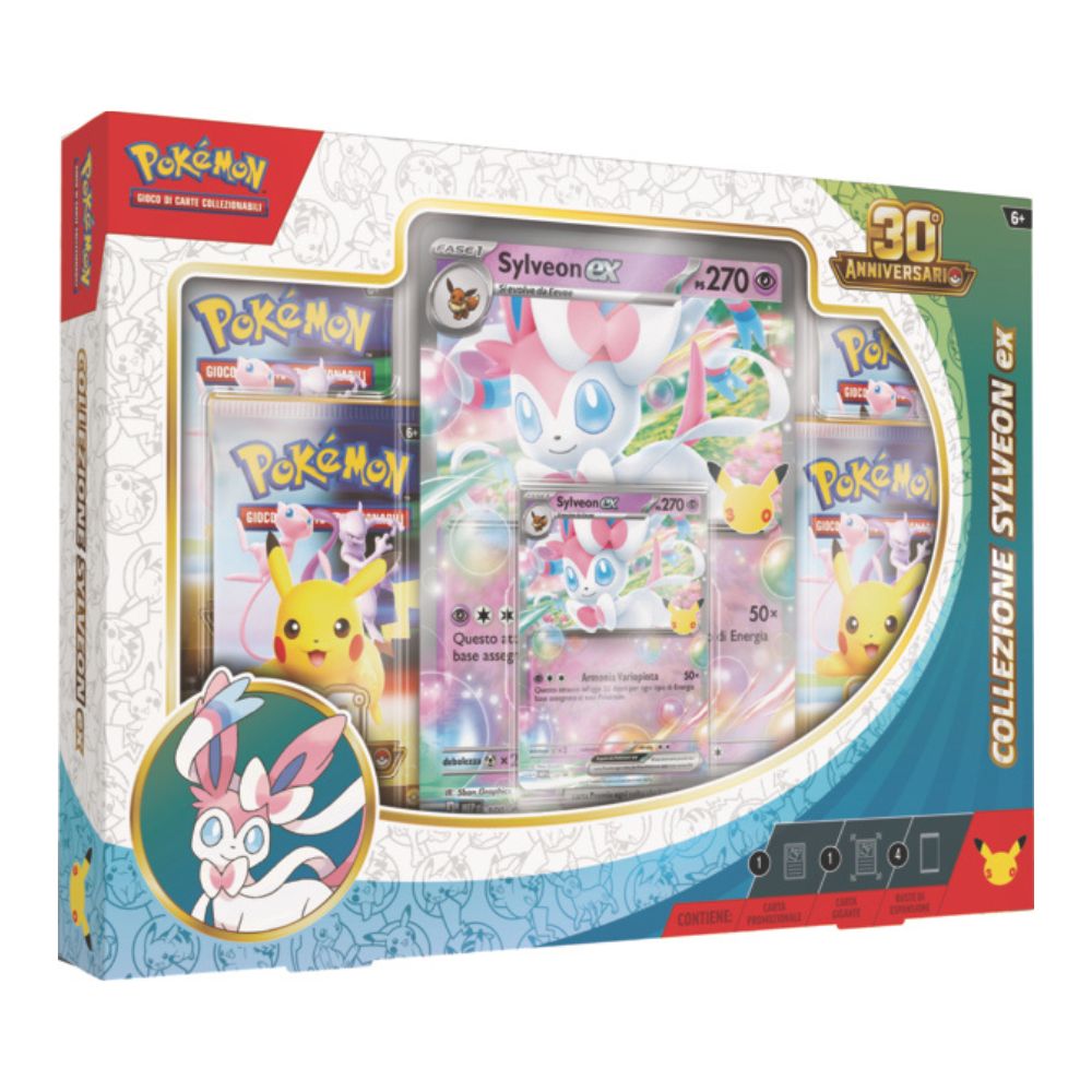 PK10463-I - POKEMON - POKEMON 30 ANNIVERSARIO - COLLEZIONE GRENINJA-EX/SYLVEON-EX - Immagine 3