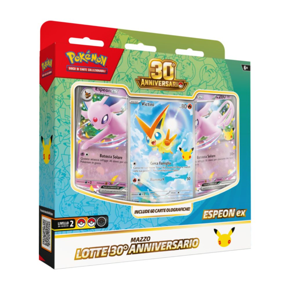 PK10468-I - POKEMON - POKEMON 30 ANNIVERSARIO - MAZZO LOTTE UMBREON-EX/ESPEON-EX - Immagine 3