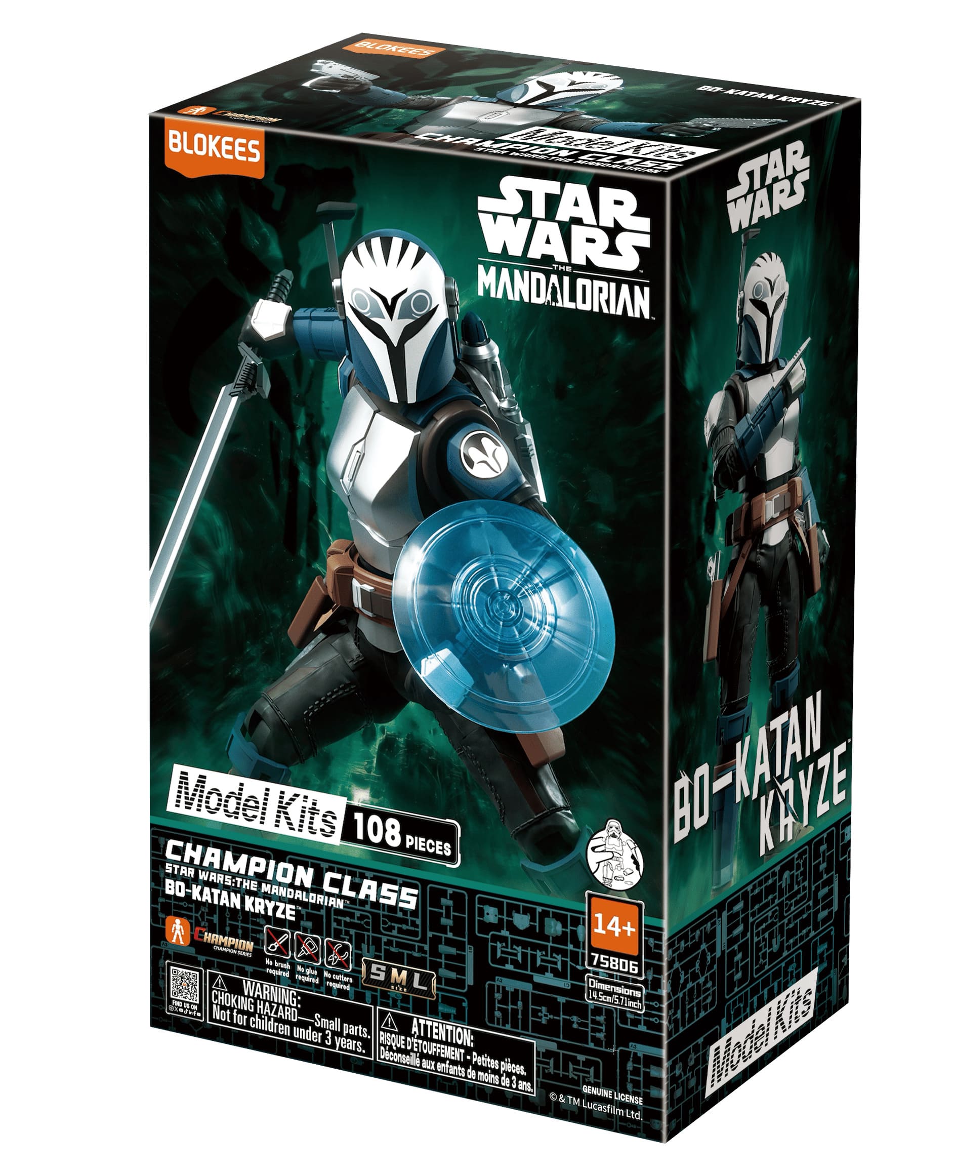 STAR WARS - CHAMPION CLASS 06 - BO-KATAN KRYZ - THE MANDOLORIAN - MODEL KIT - Immagine 2