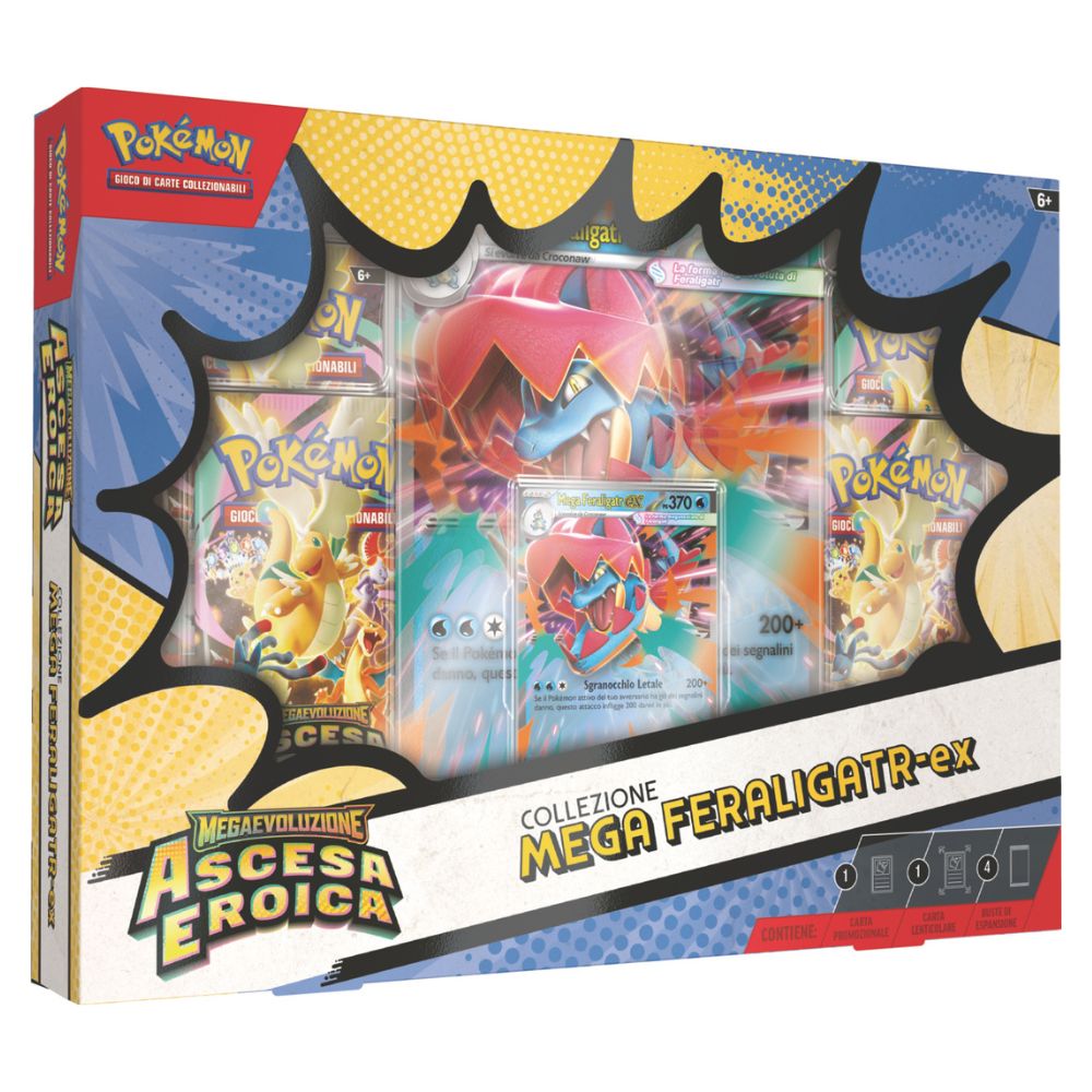 PK10313-I - POKEMON M2.5 COL.MEGA EMBOAR-EX, MEGA FERALIGATOR-EX E MEGA MEGA-EX (IT) - Immagine 3