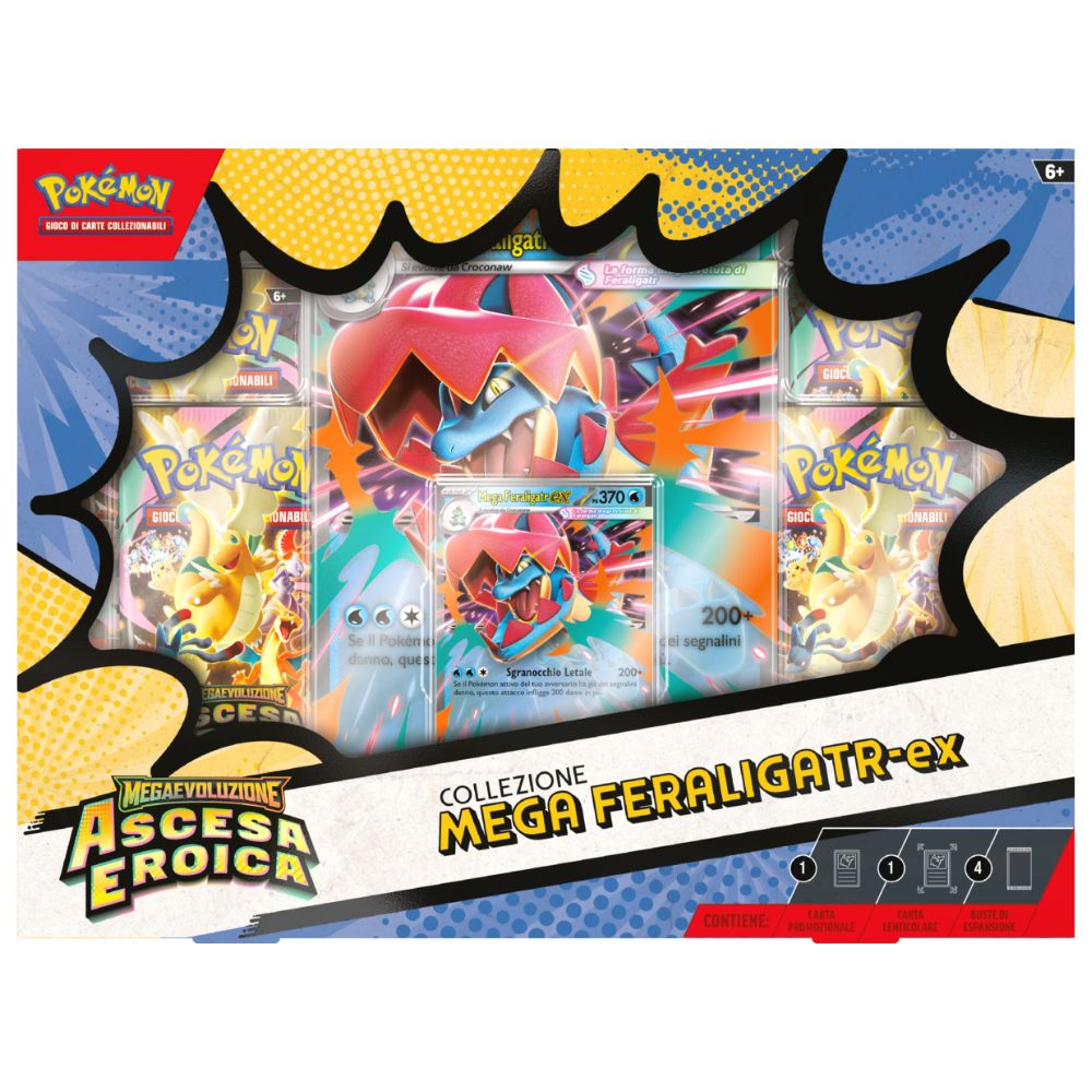 PK10313-I - POKEMON M2.5 COL.MEGA EMBOAR-EX, MEGA FERALIGATOR-EX E MEGA MEGA-EX (IT) - Immagine 5