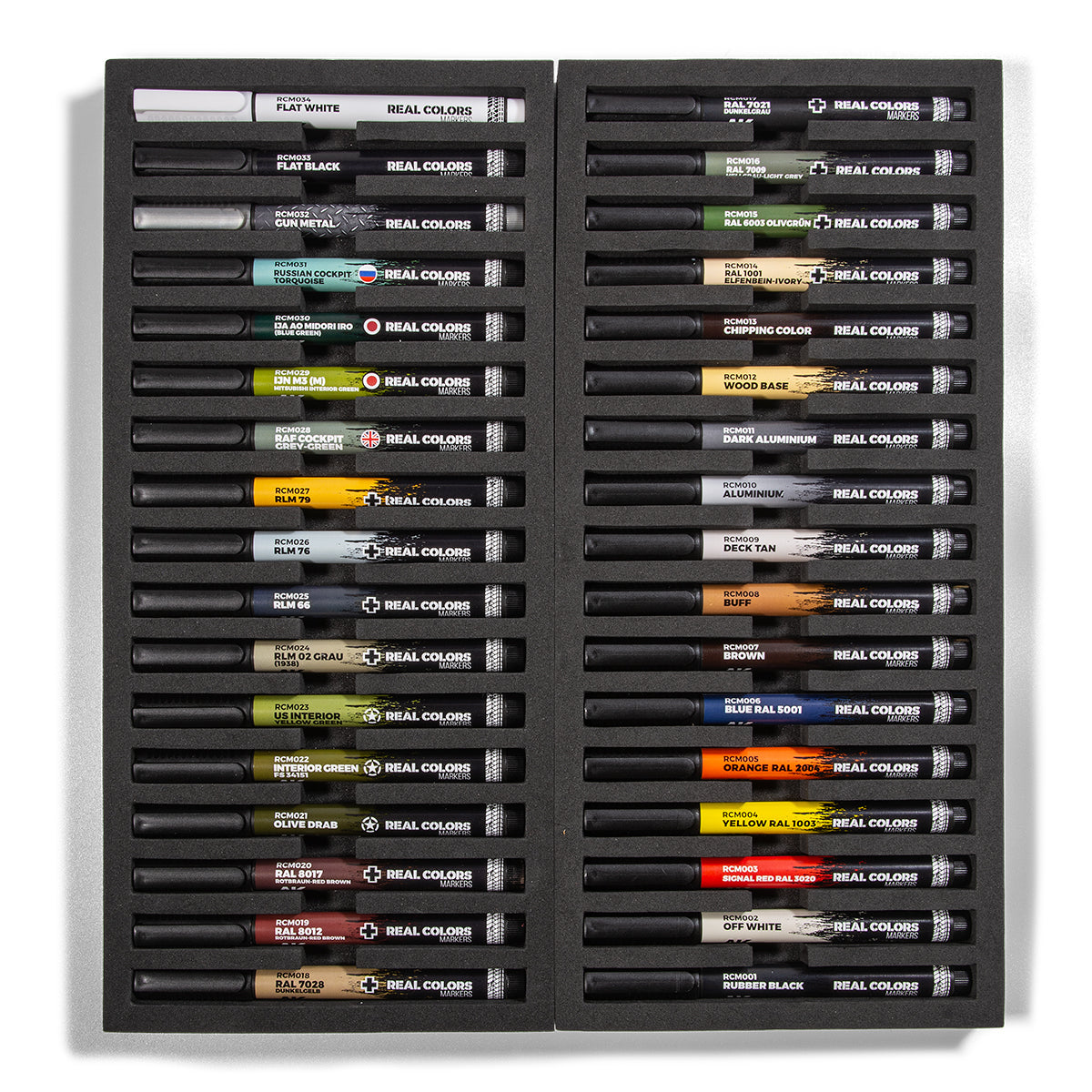 RCM150 - REAL COLORS MARKERS - SPECIAL BOX - SET DA 34 COLORI - Immagine 3
