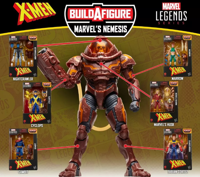 MARVEL LEGENDS - X-MEN - FABIAN CORTEZ - ACTION FIGURE 15CM - Immagine 3